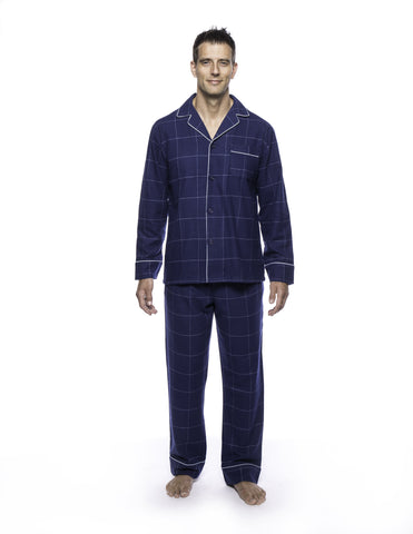 Men's 100% Cotton Flannel Pajama Set