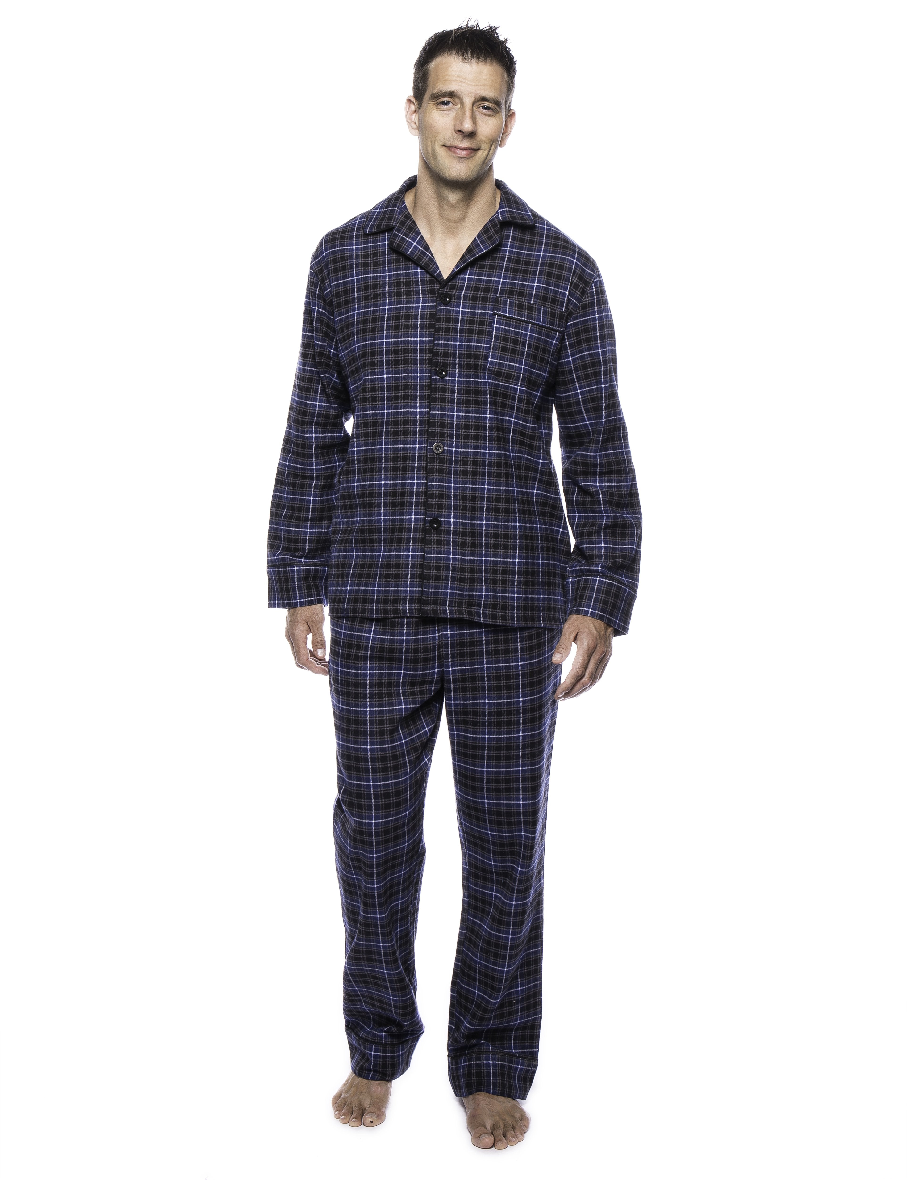 Men's 100% Cotton Flannel Pajama Set