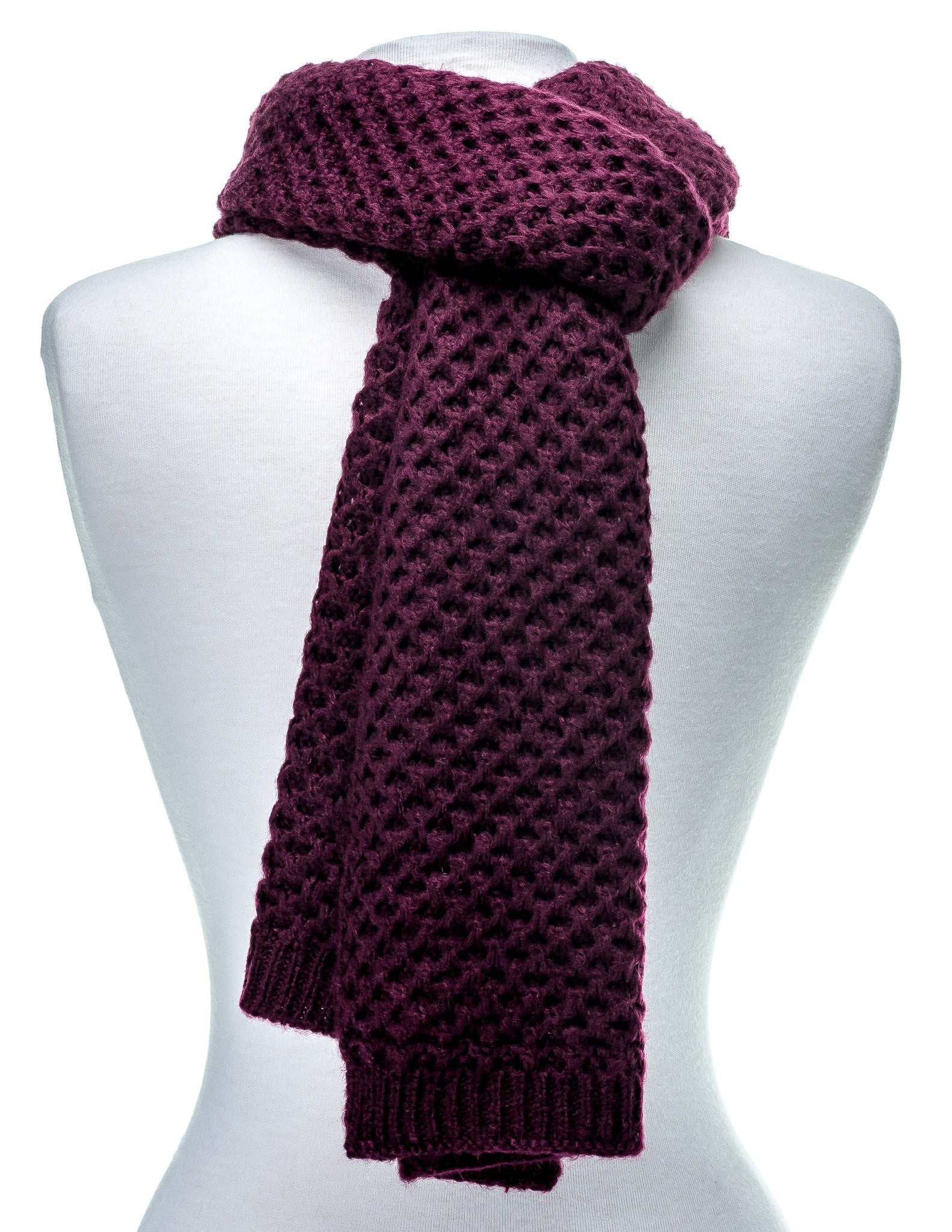 Premium Mens Scarf - Mufflers for Men - Weave Pattern Scarf