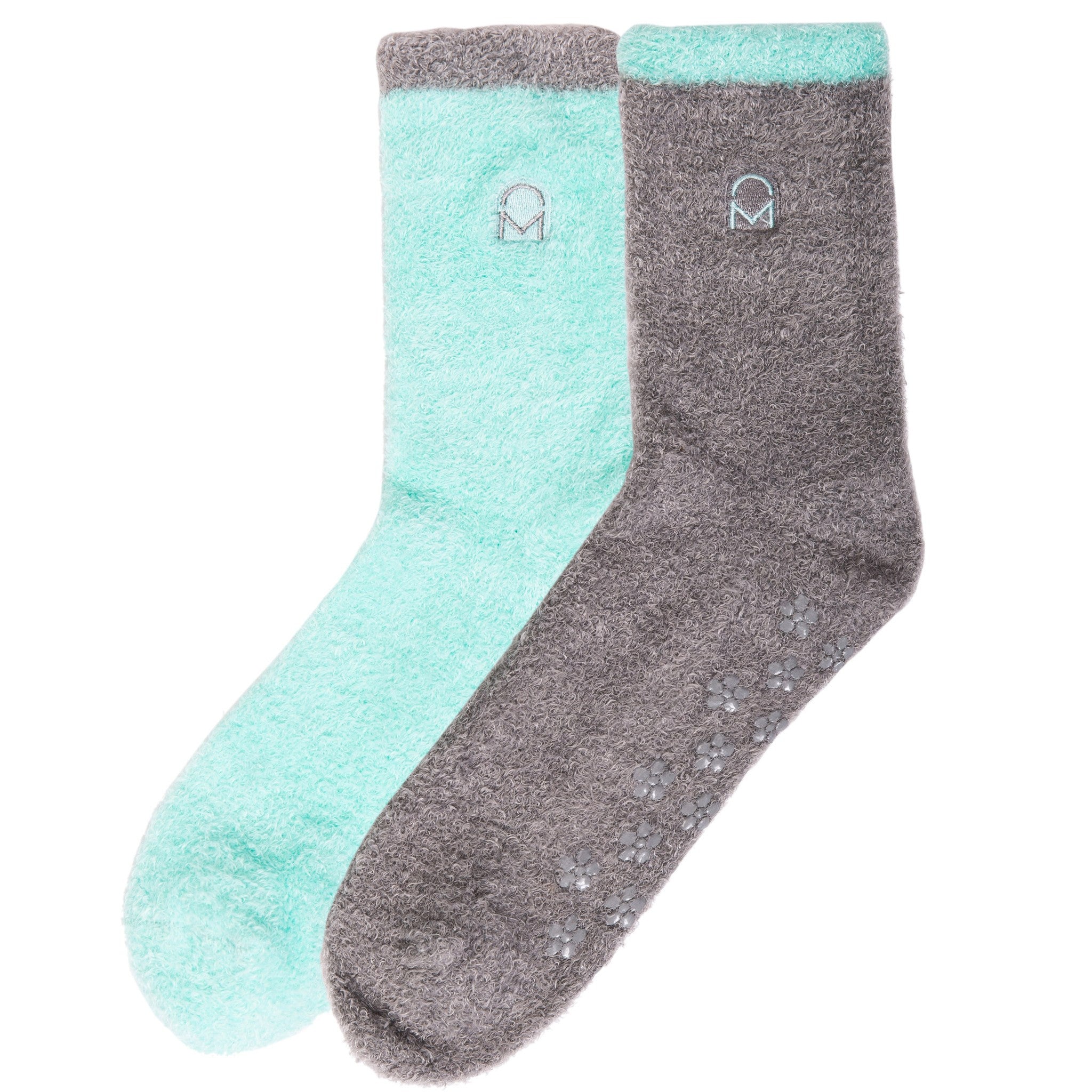 Women's Soft Anti-Skid Winter Feather Socks - 2-Pairs
