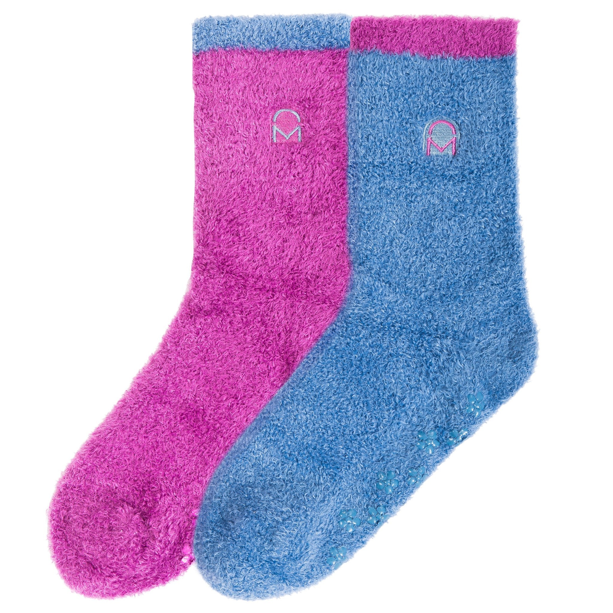 Women's Soft Anti-Skid Winter Feather Socks - 2-Pairs