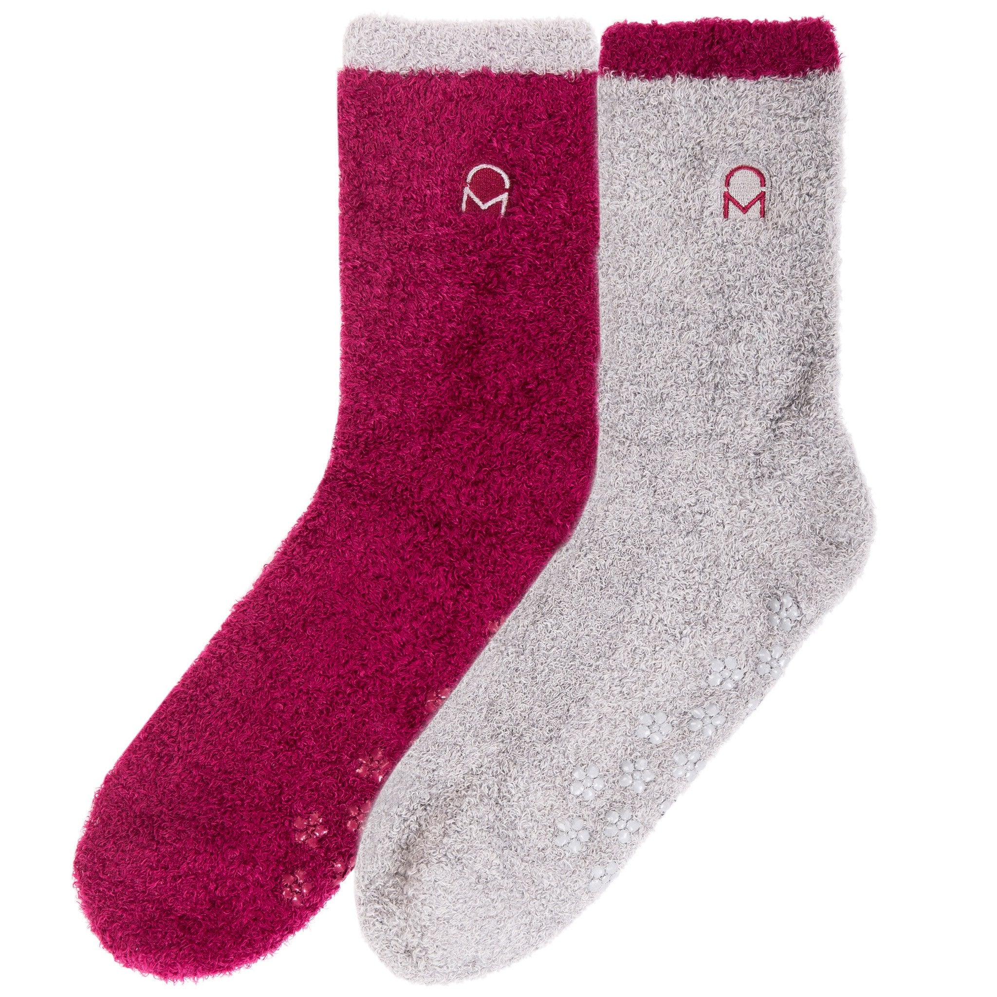 Women's Soft Anti-Skid Winter Feather Socks - 2-Pairs