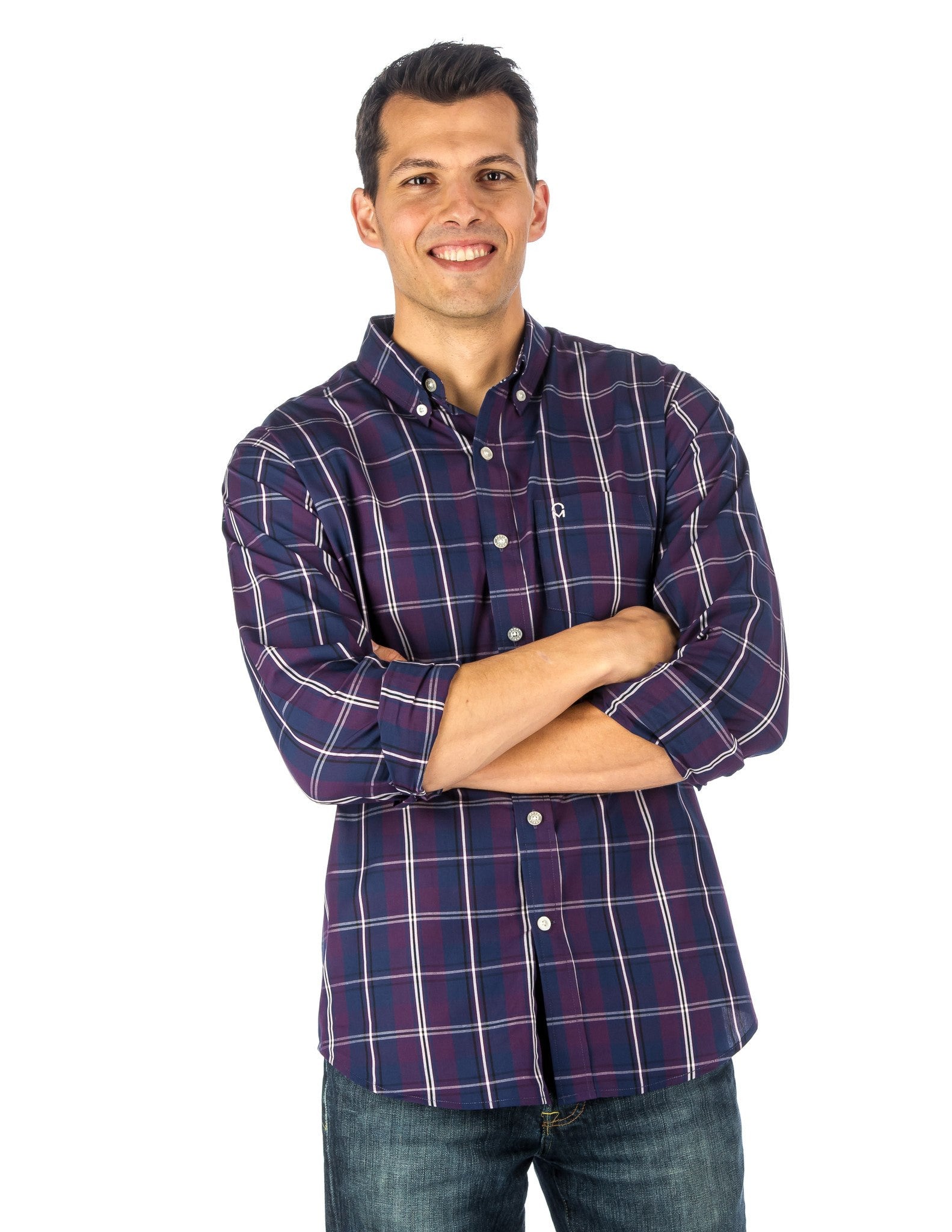 Men's 100% Cotton Casual Shirt - Regular Fit