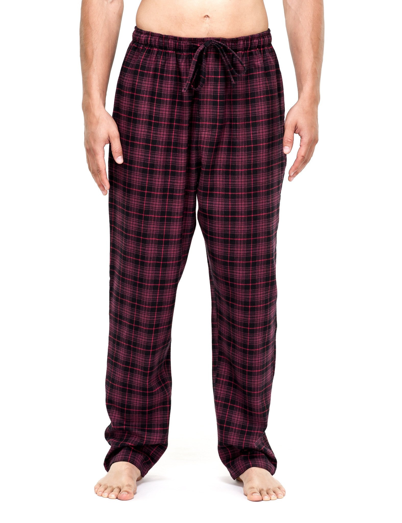 2-Pack (Black-Burgundy/Black-Blue Plaid)