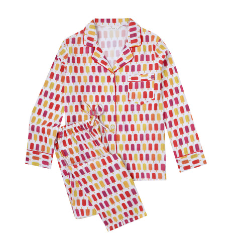 Womens Cotton Woven Double Layer Soft Pajama Set
