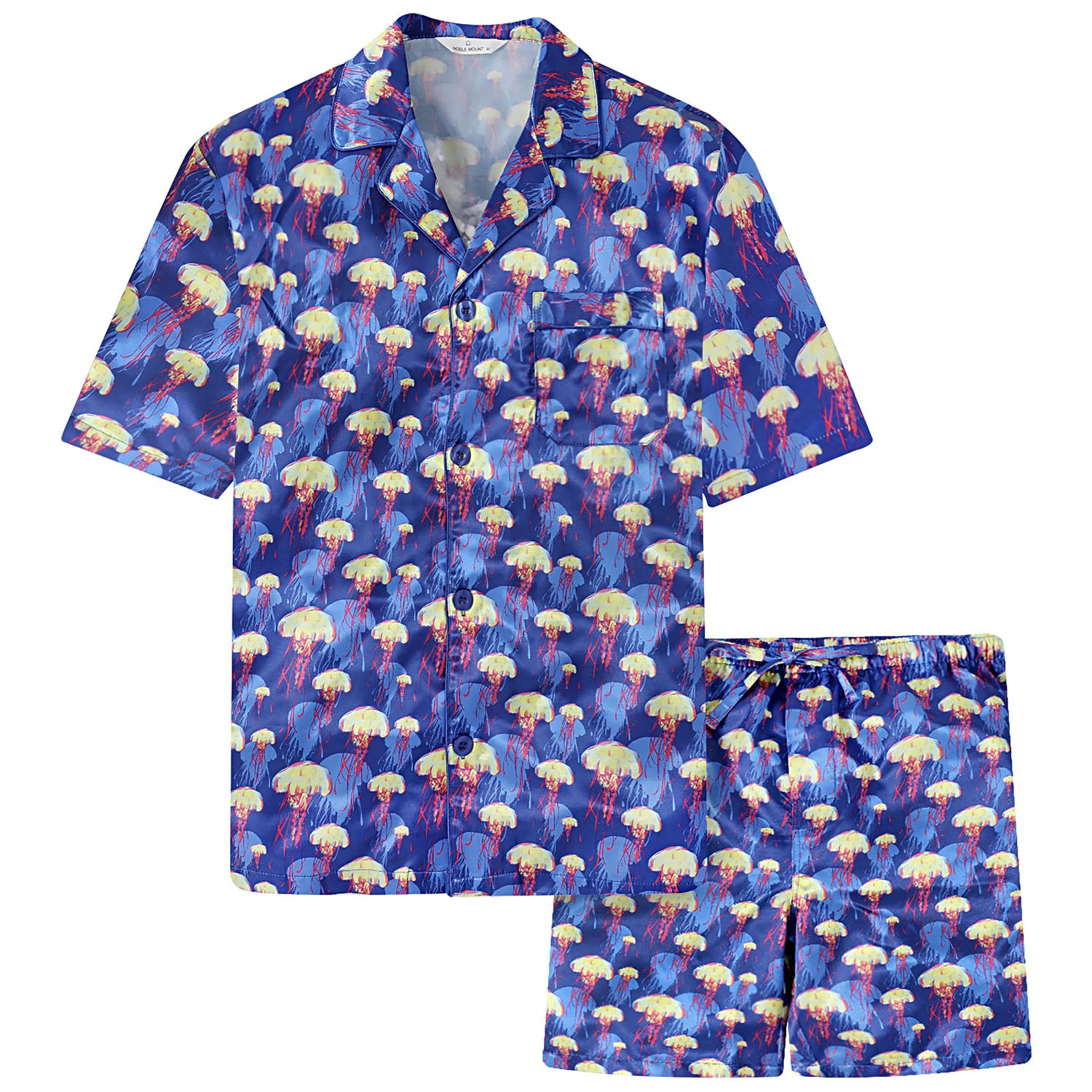 Men's Premium Satin Short Pajama Set