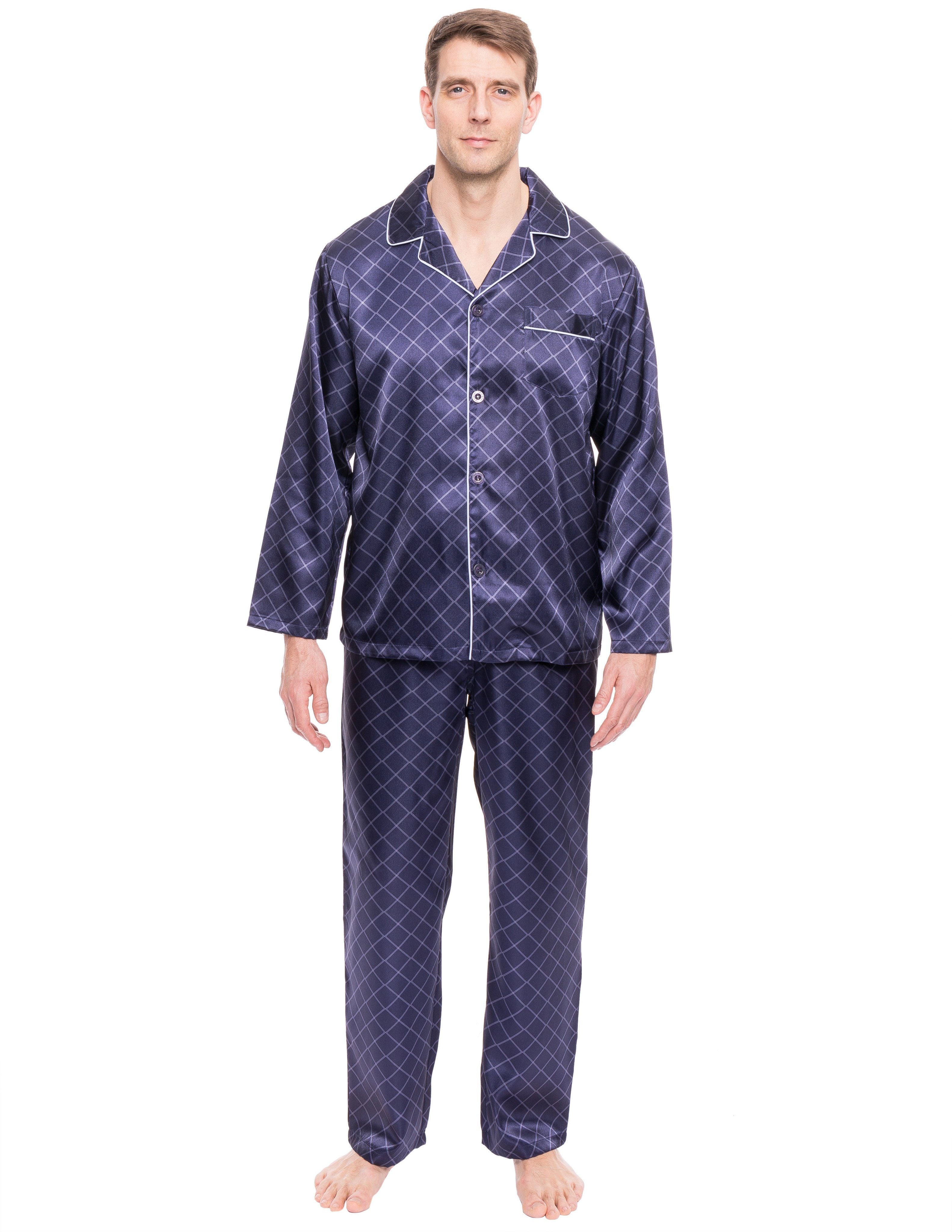 Mens Satin Sleepwear/Pajama Set