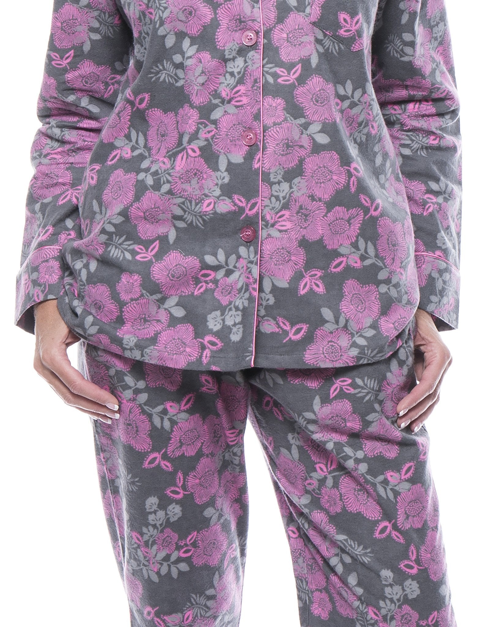 Floral Grey/Pink