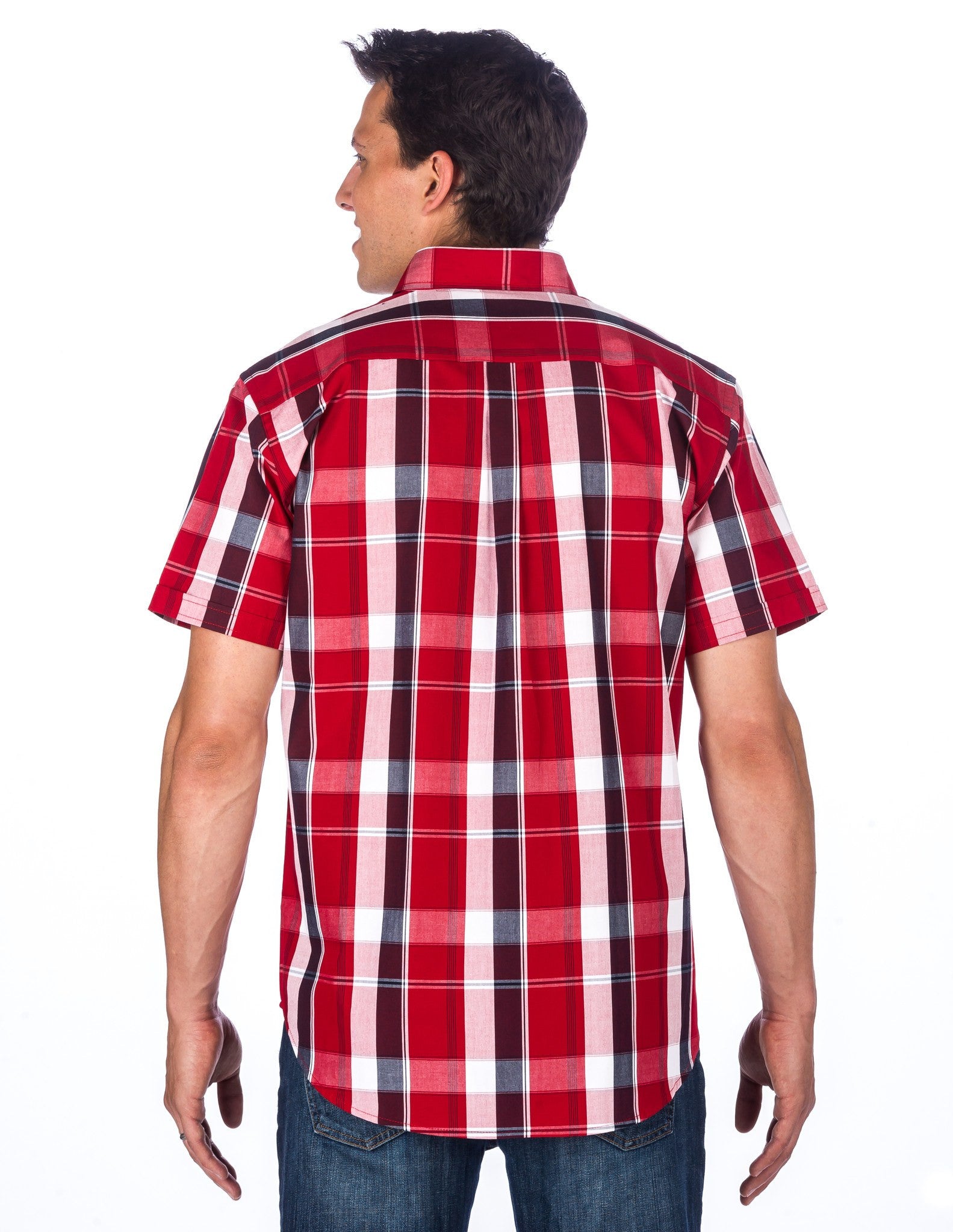 Plaid Red/White/Navy