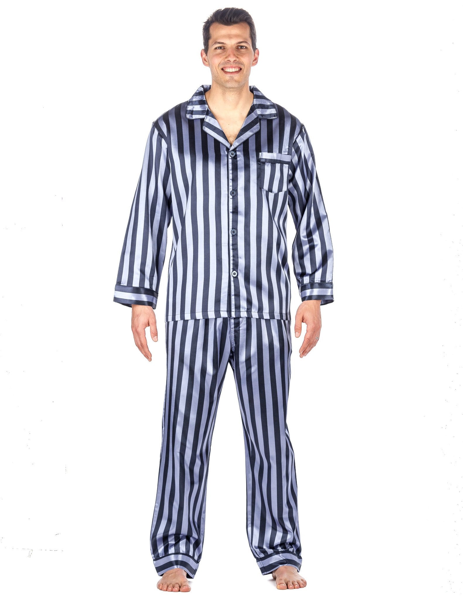 Men's Premium Satin Pajama Sleepwear Set