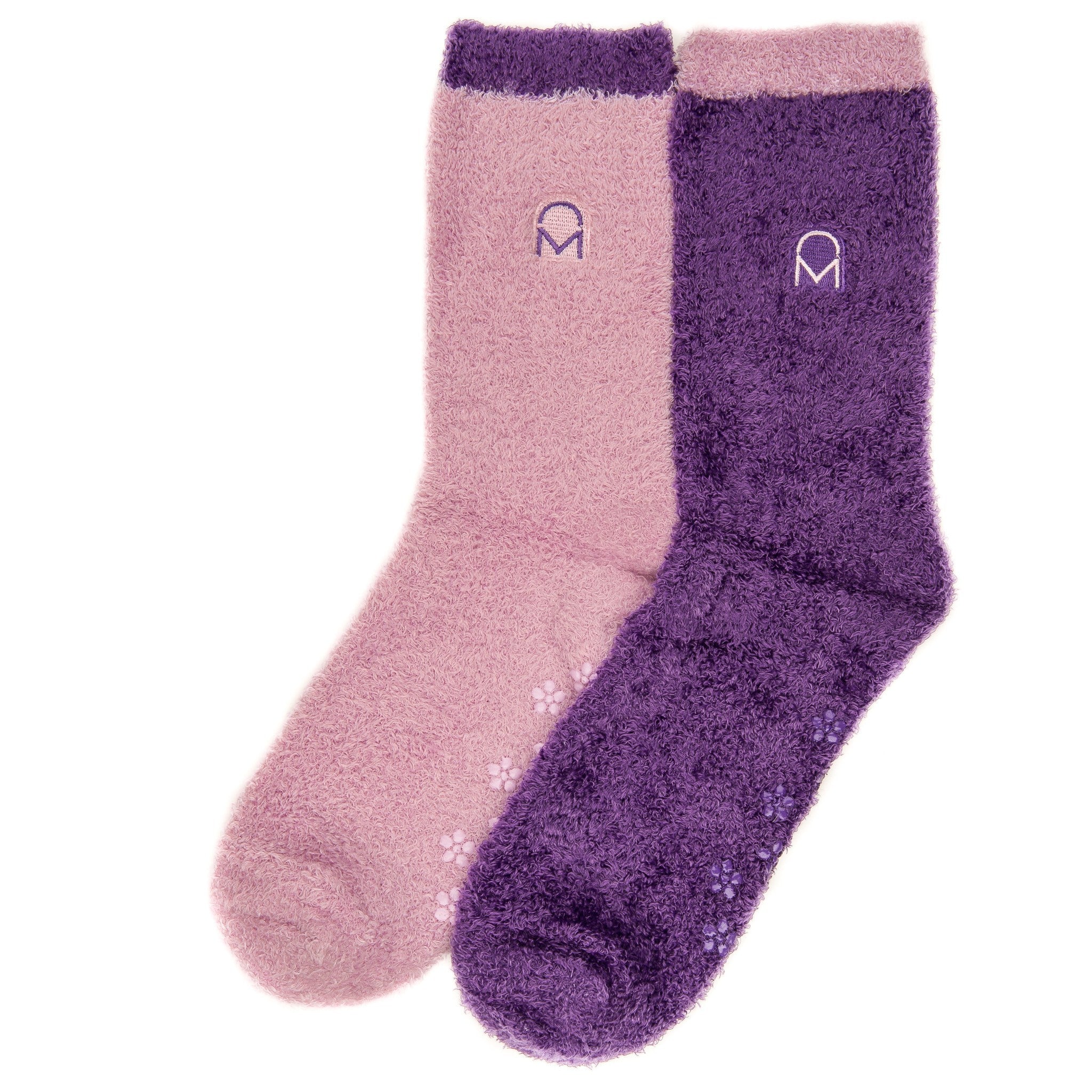 Women's Soft Anti-Skid Winter Feather Socks - 2-Pairs