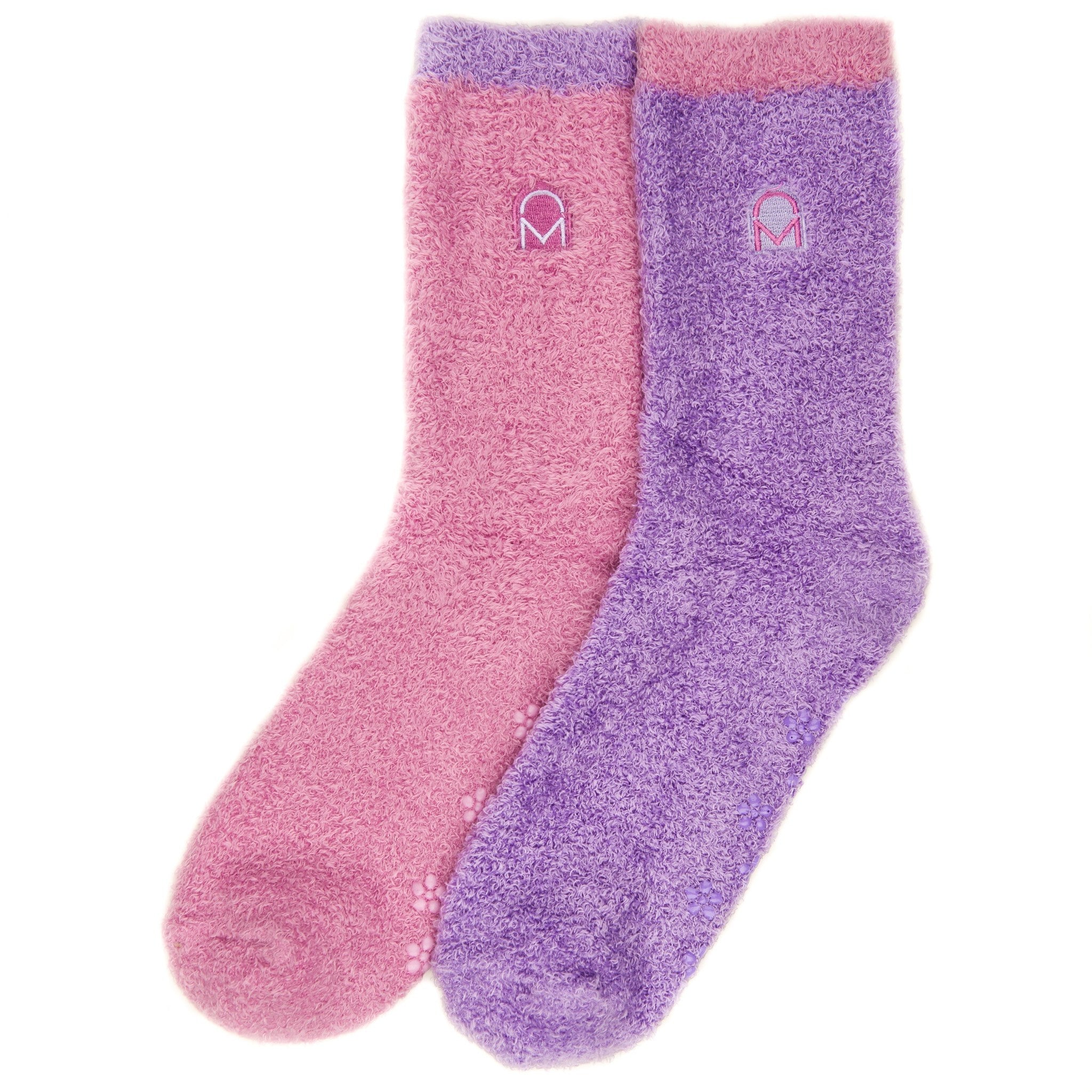 Women's Soft Anti-Skid Winter Feather Socks - 2-Pairs