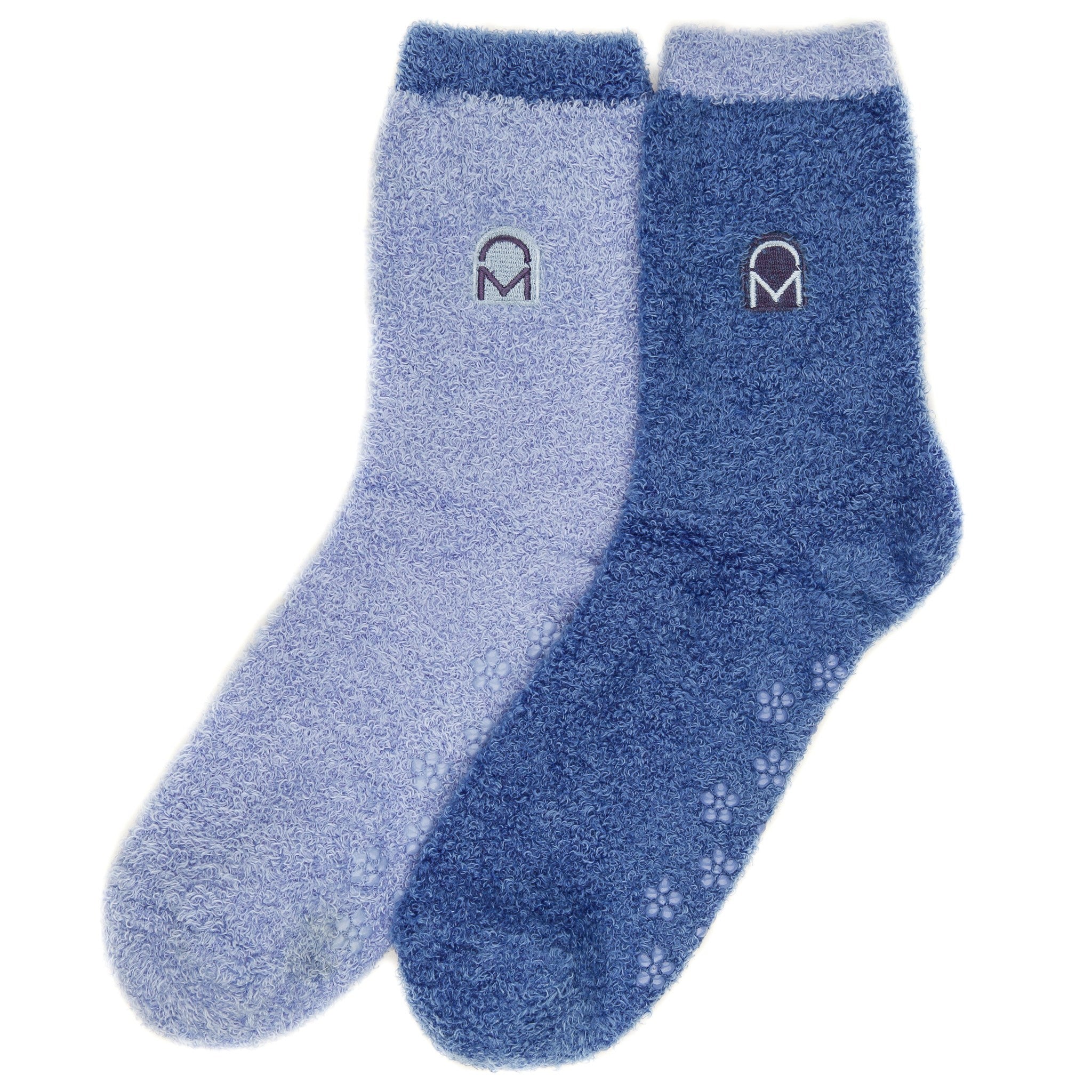 Women's Soft Anti-Skid Winter Feather Socks - 2-Pairs
