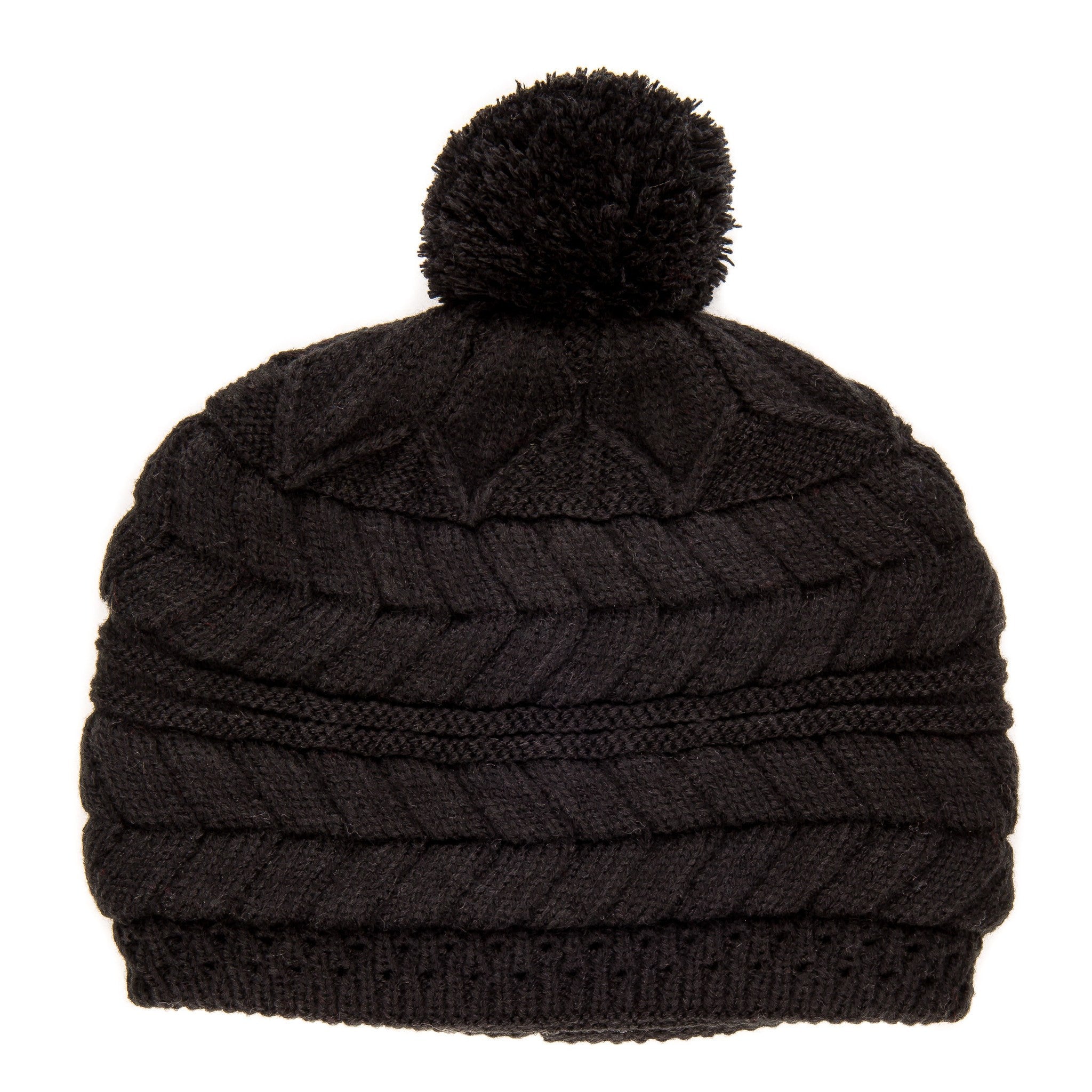 Women's Cityscape Pom Beanie Hat