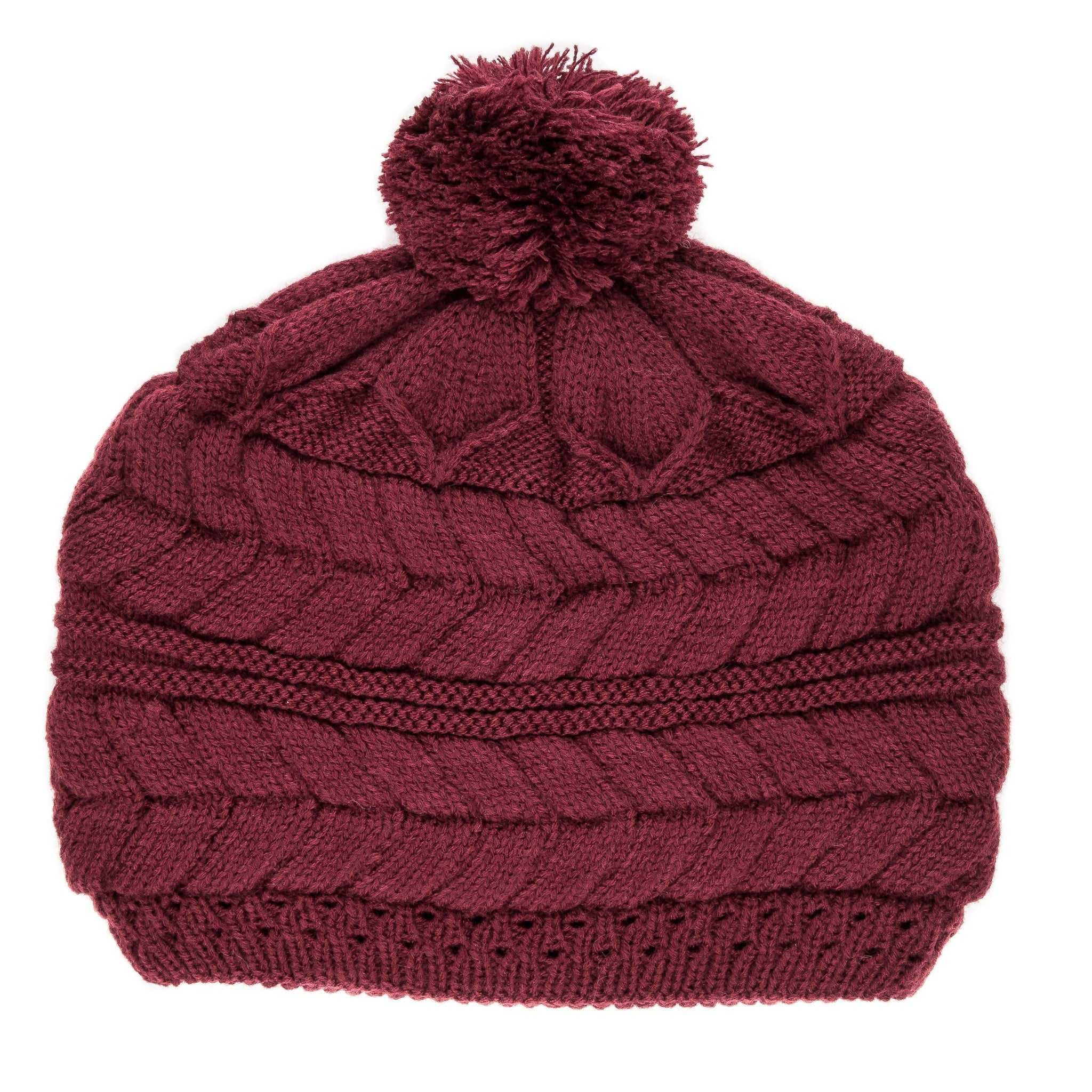 Women's Cityscape Pom Beanie Hat