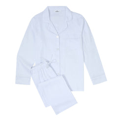 Noble Mount 100% Linen Womens Pajama Set for Summer