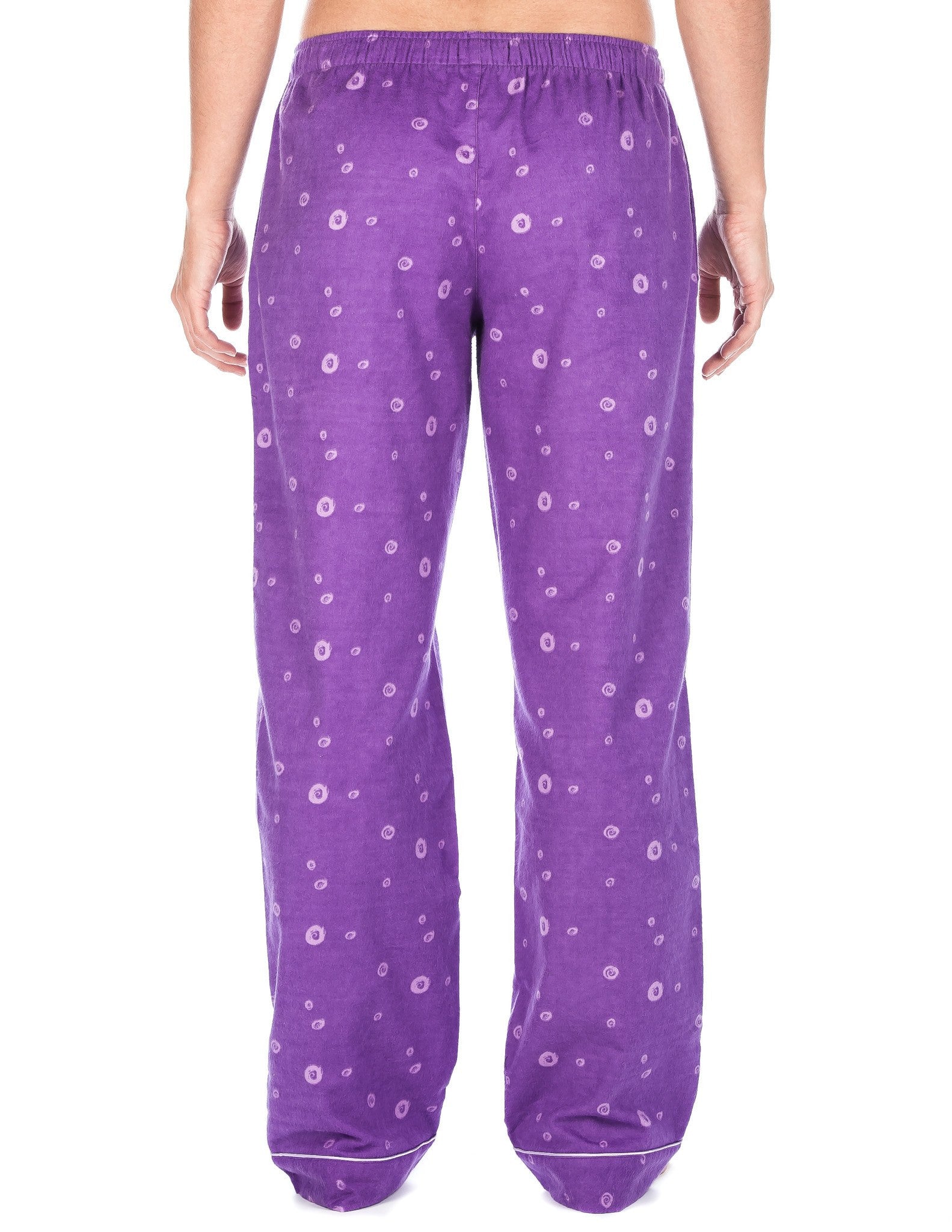 Swirl Lavender - Ginko Circles Green