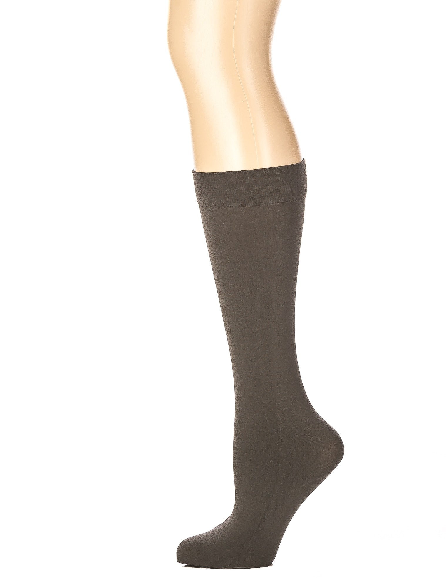 3-Pairs Women's Microfiber Anti-Pilling Knee-Hi Trouser Socks