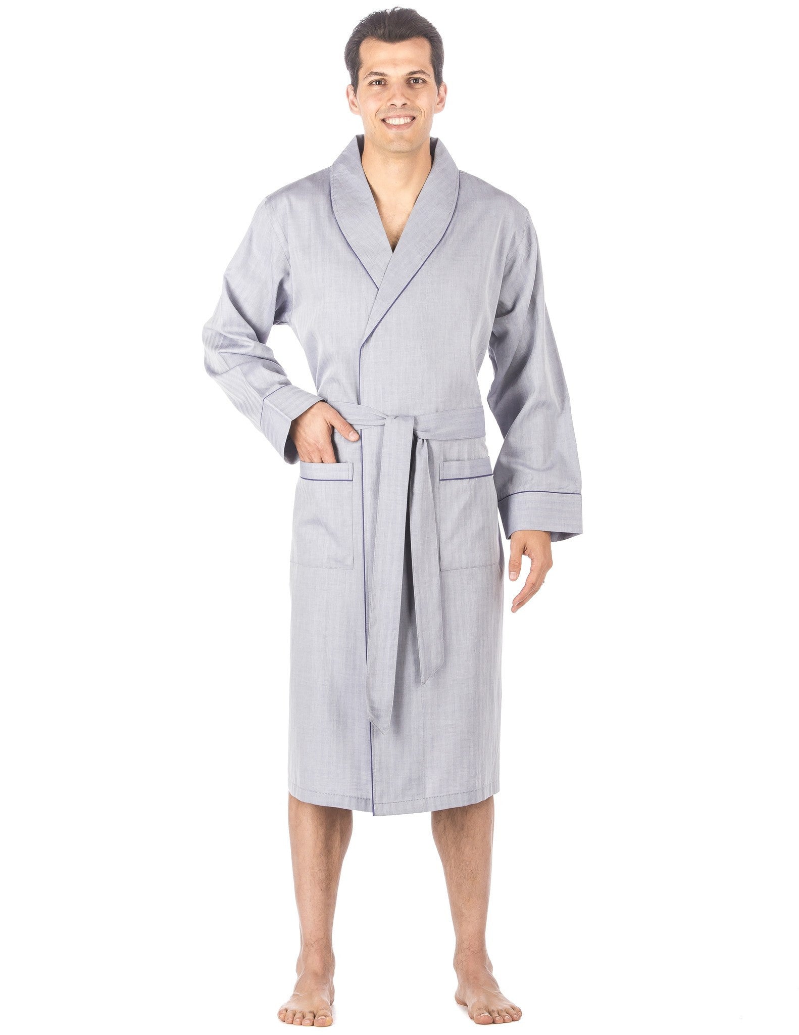 Mens Premium 100% Cotton Robe