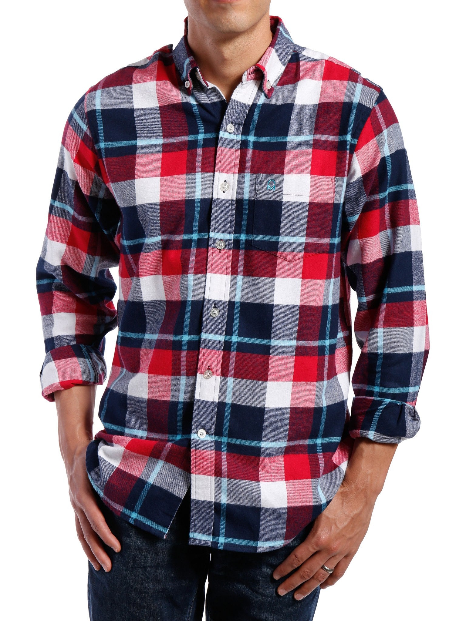 Red-White-Blue Plaid