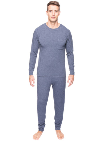 Men's Soft Brushed Rib Sleep Set