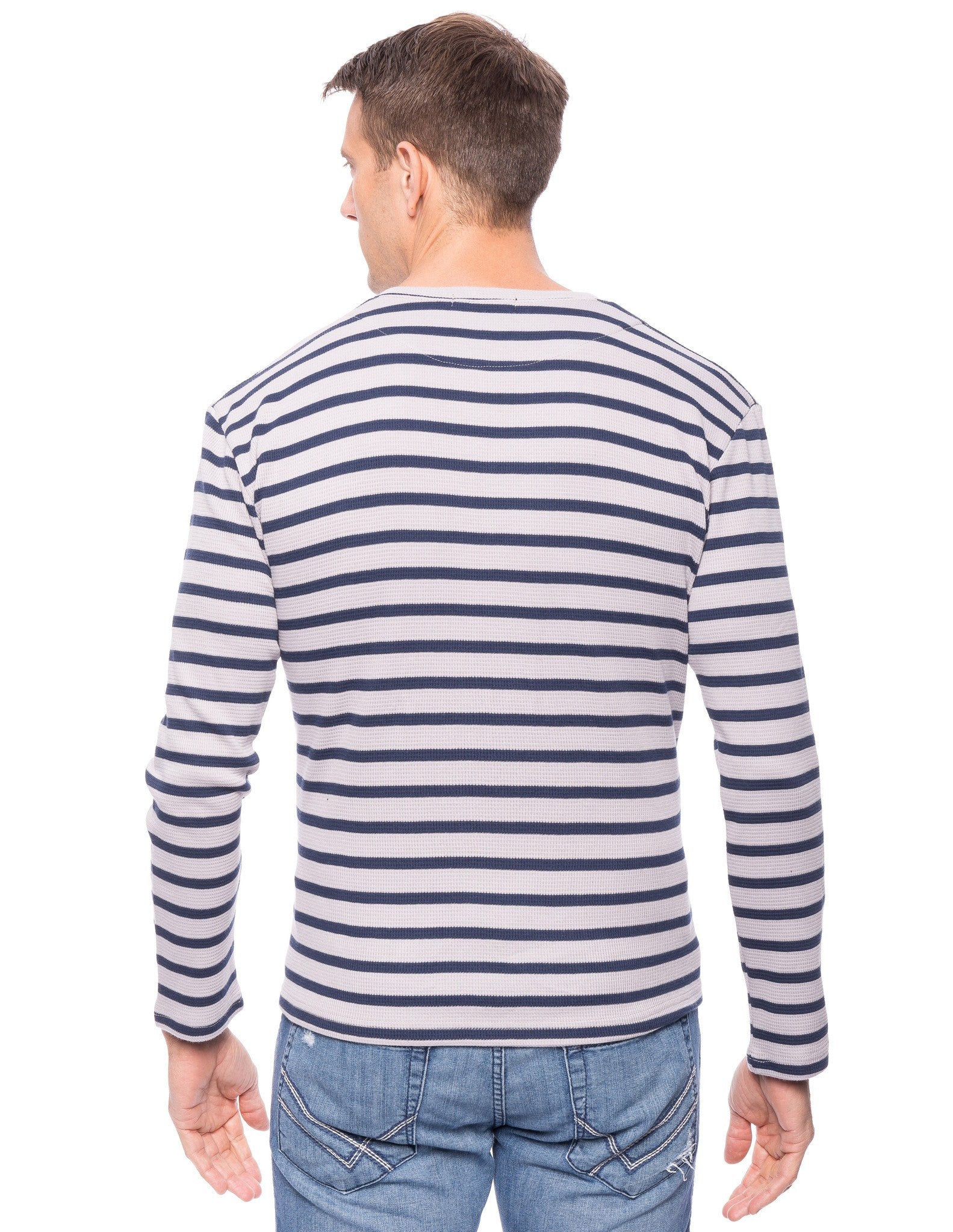 Stripes Heather Grey/Navy