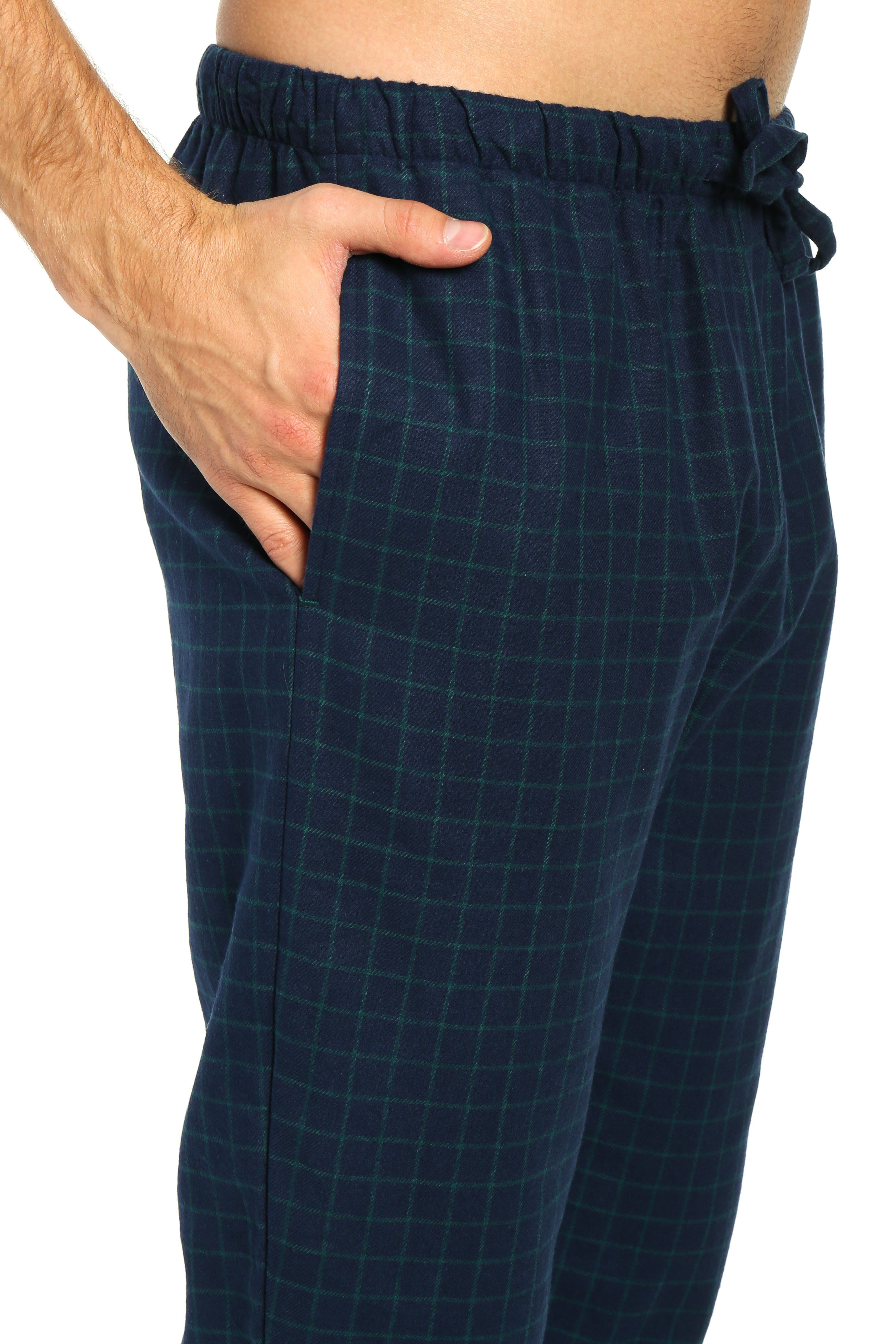 Windowpane Checks - Navy Green