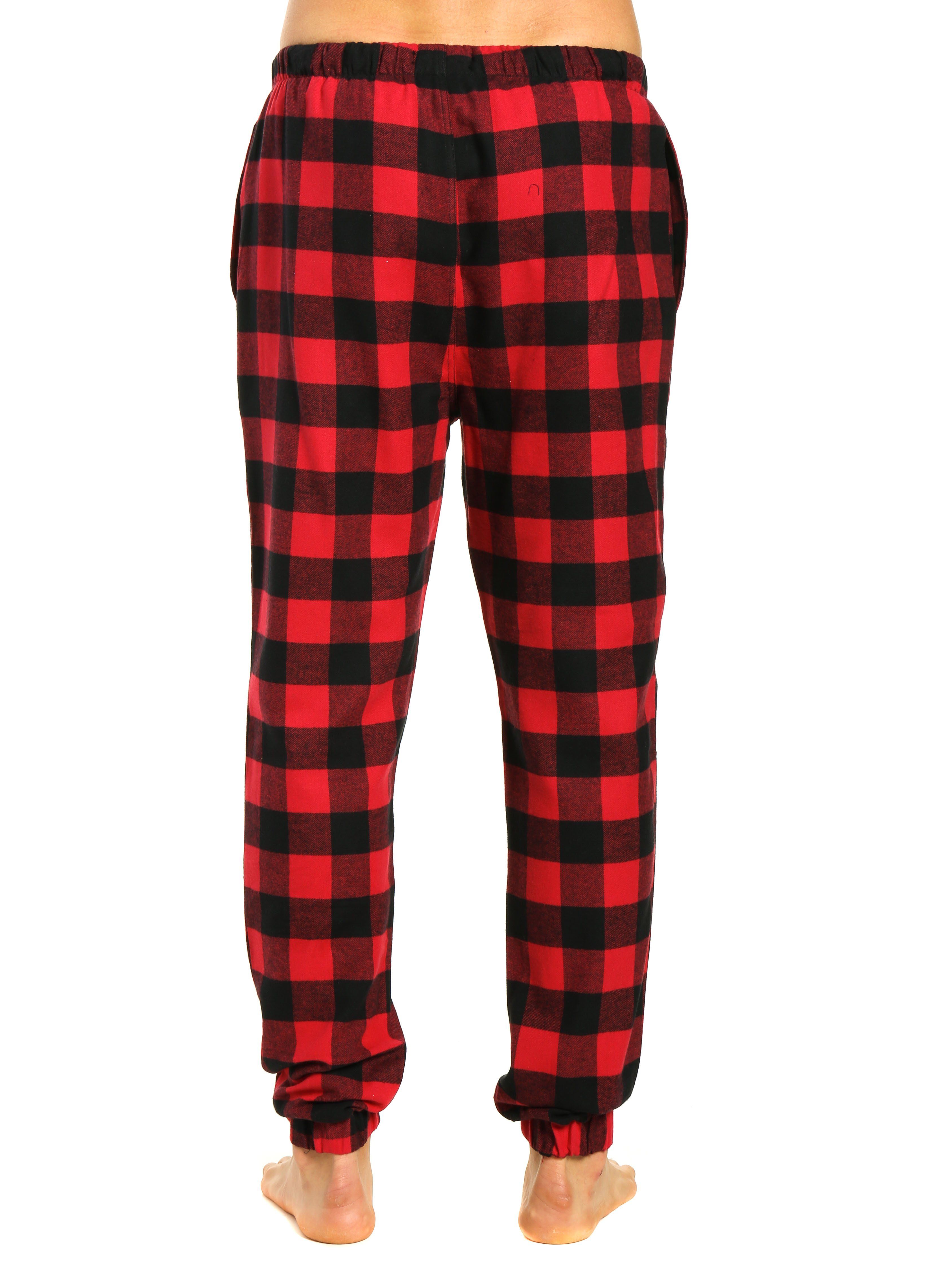 Gingham Checks - Black-Red