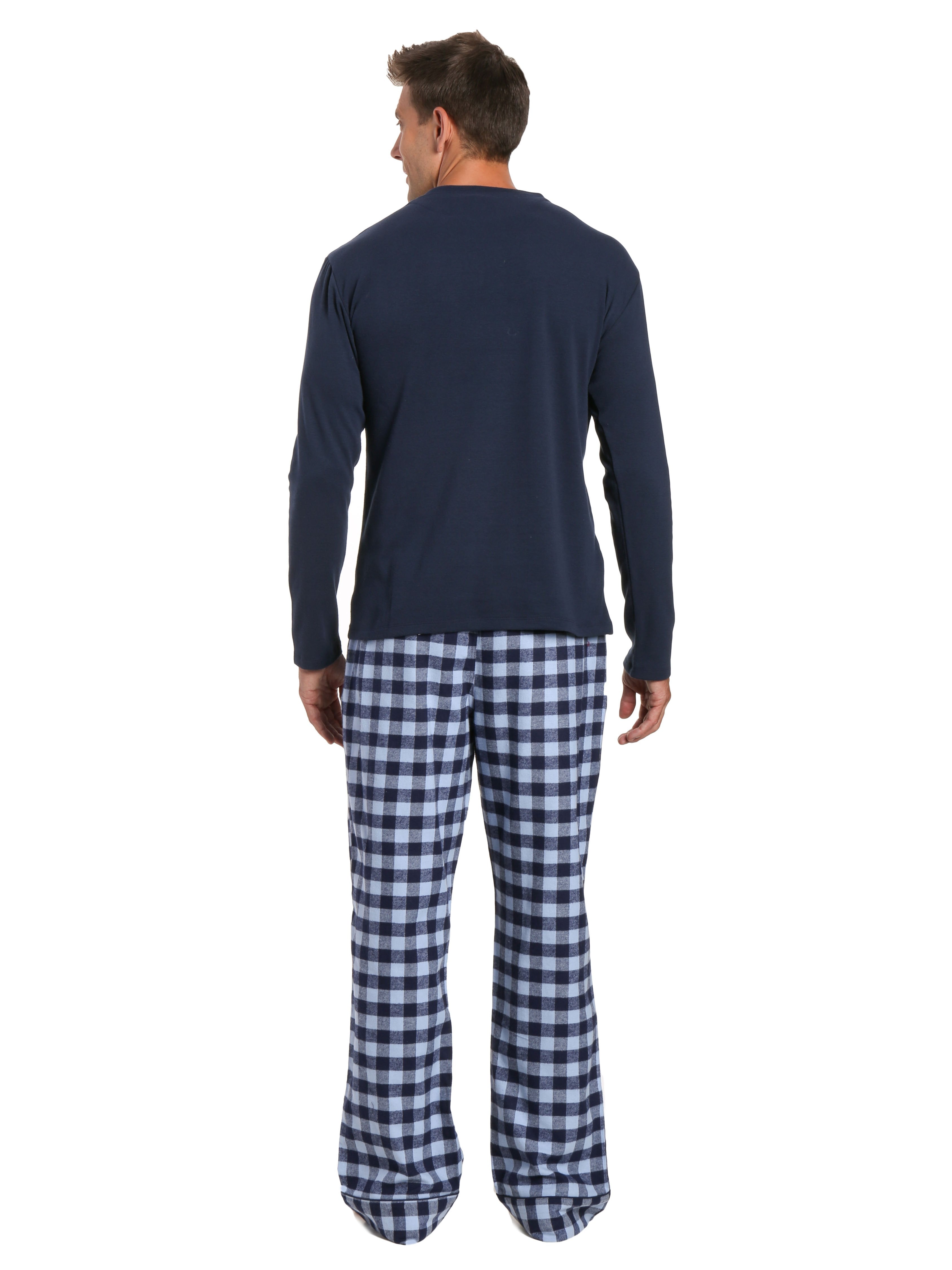 Gingham Checks - Navy Blue