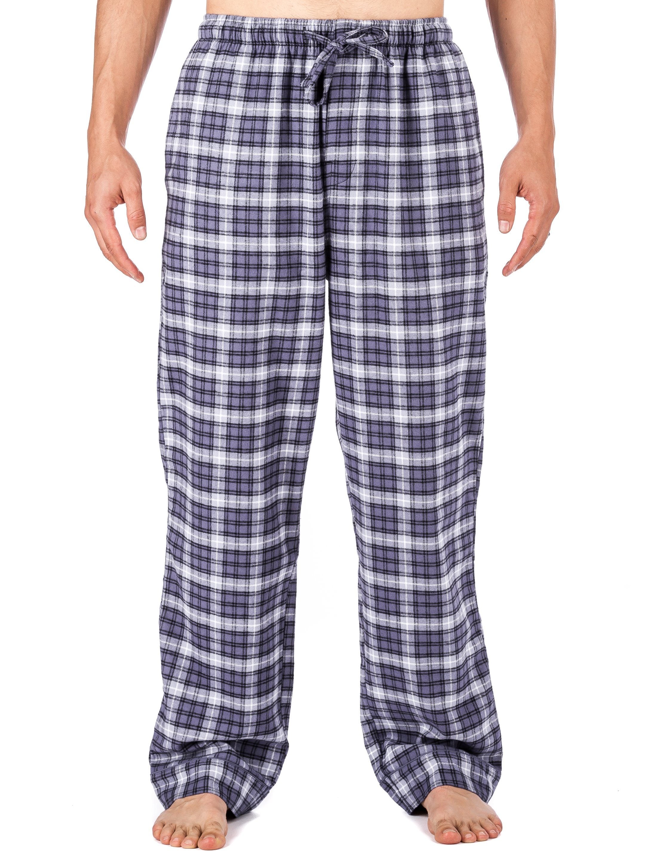 Mens 100% Cotton Flannel Lounge Pants