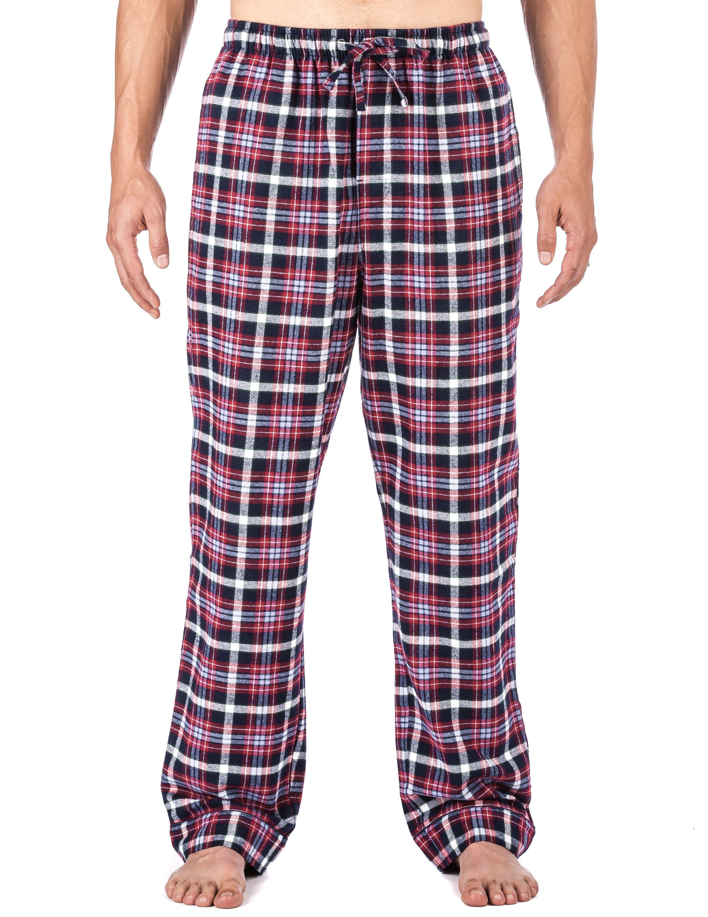 Mens 100% Cotton Flannel Lounge Pants