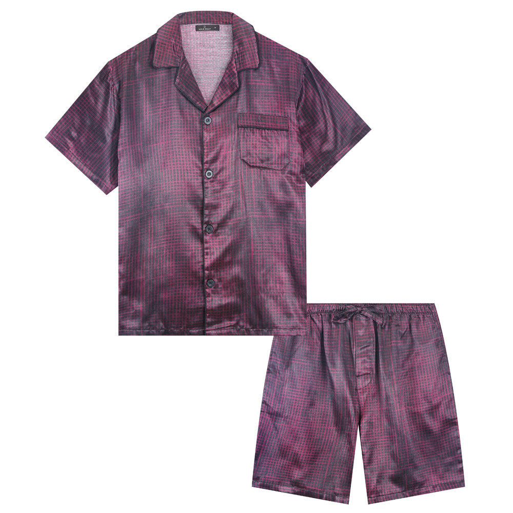 Men's Premium Satin Short Pajama Set