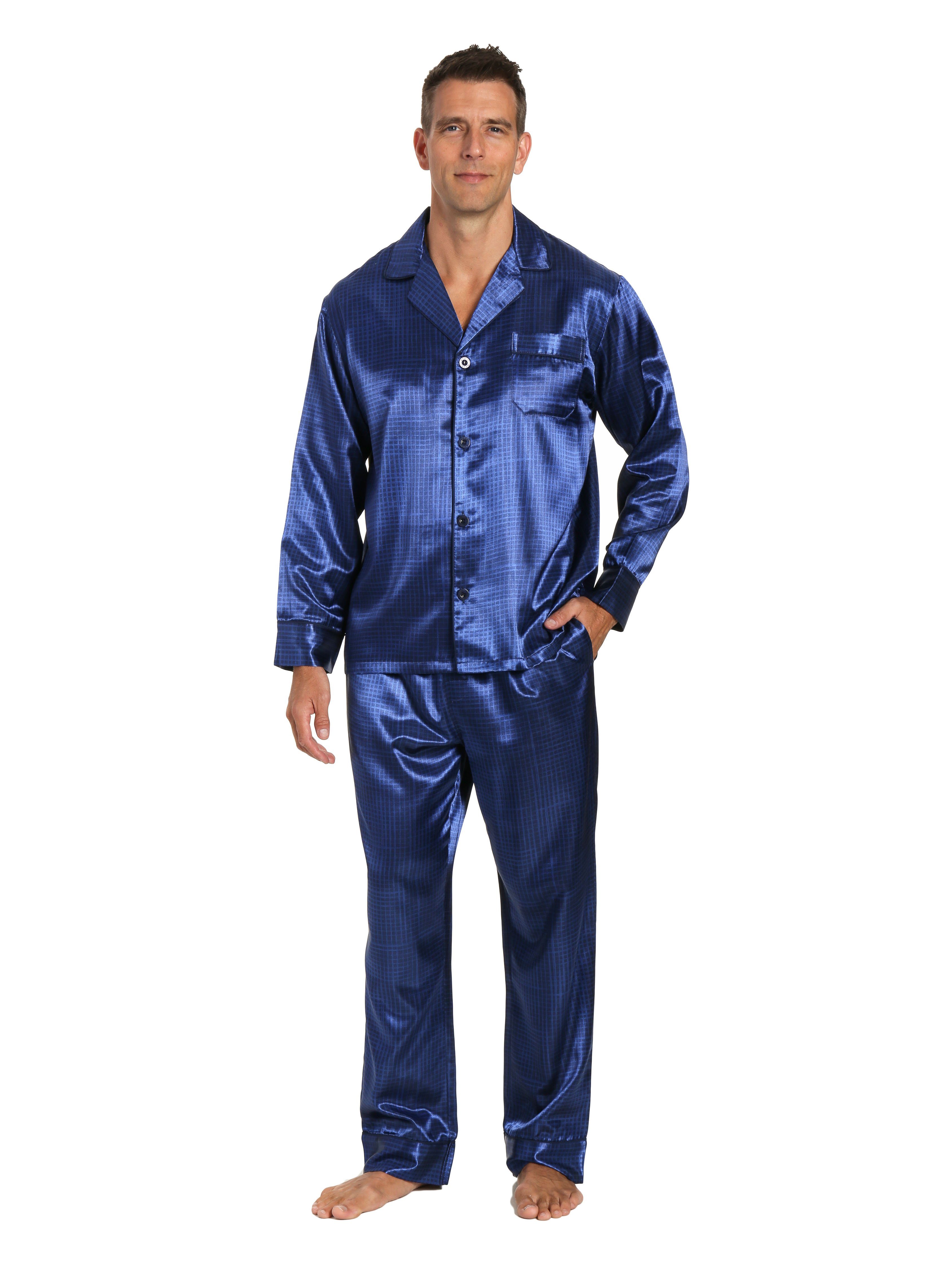 Men's Premium Satin Pajama Sleepwear Set