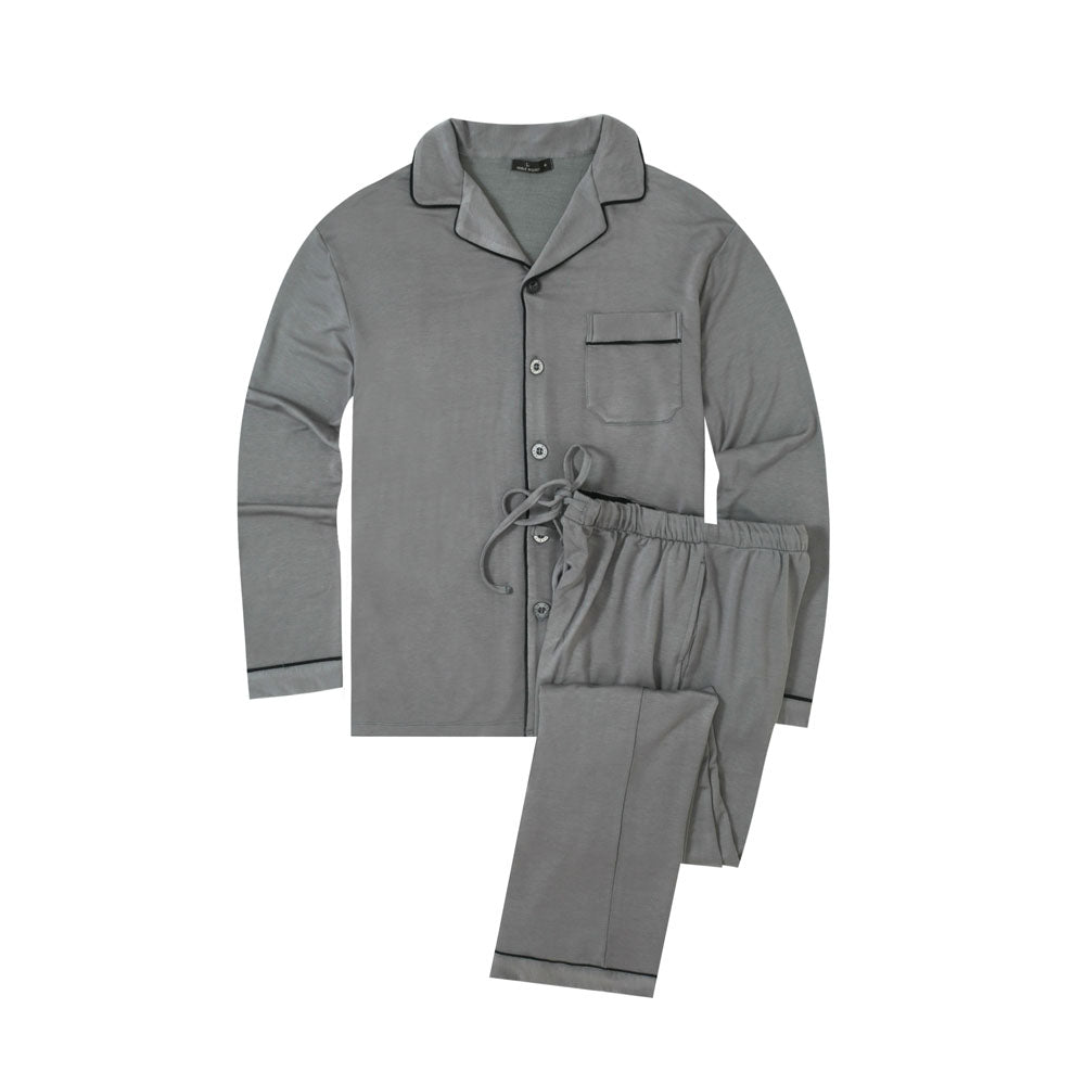Men's Jersey Knit French Terry Pajama Set