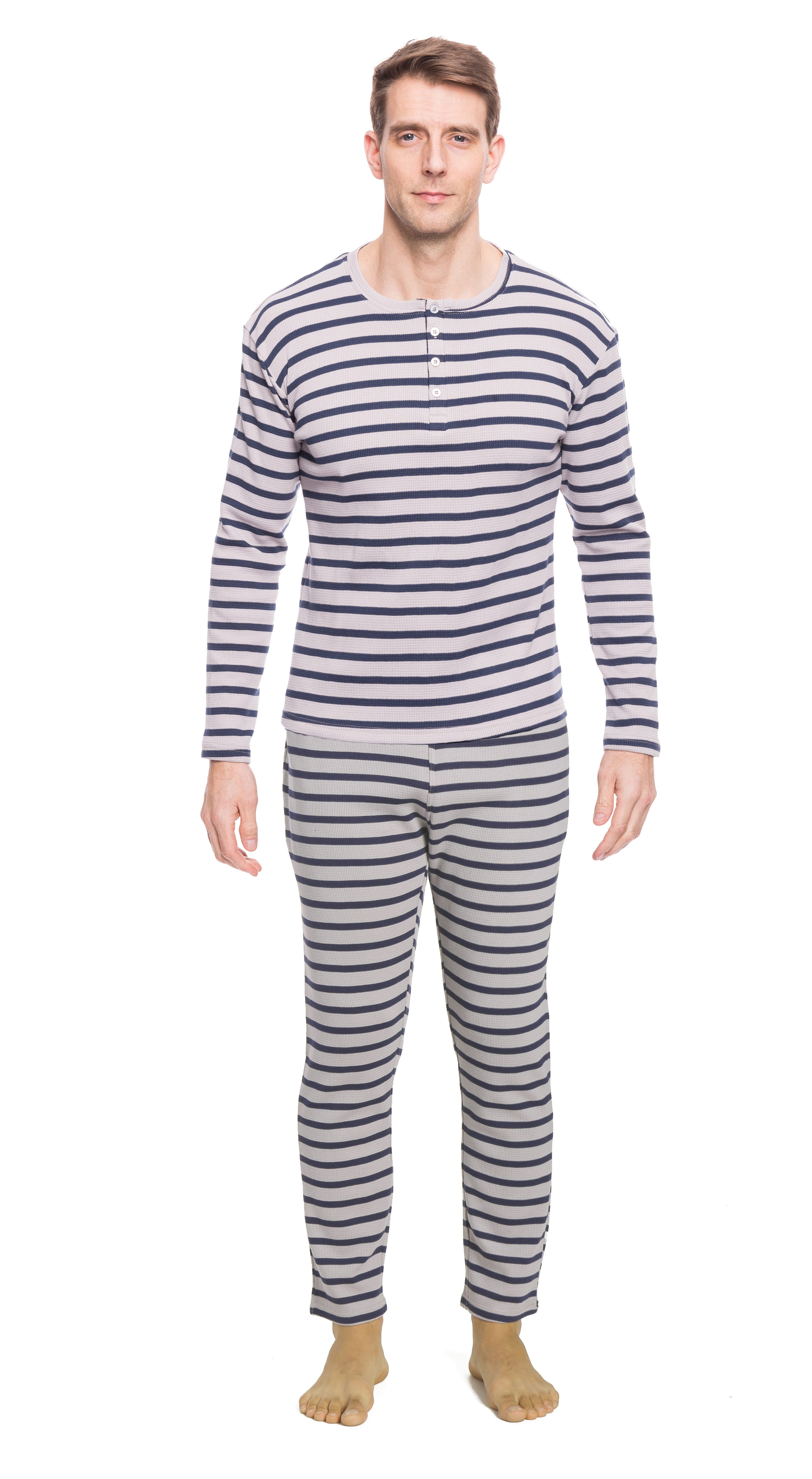 Stripes Heather Grey/Navy