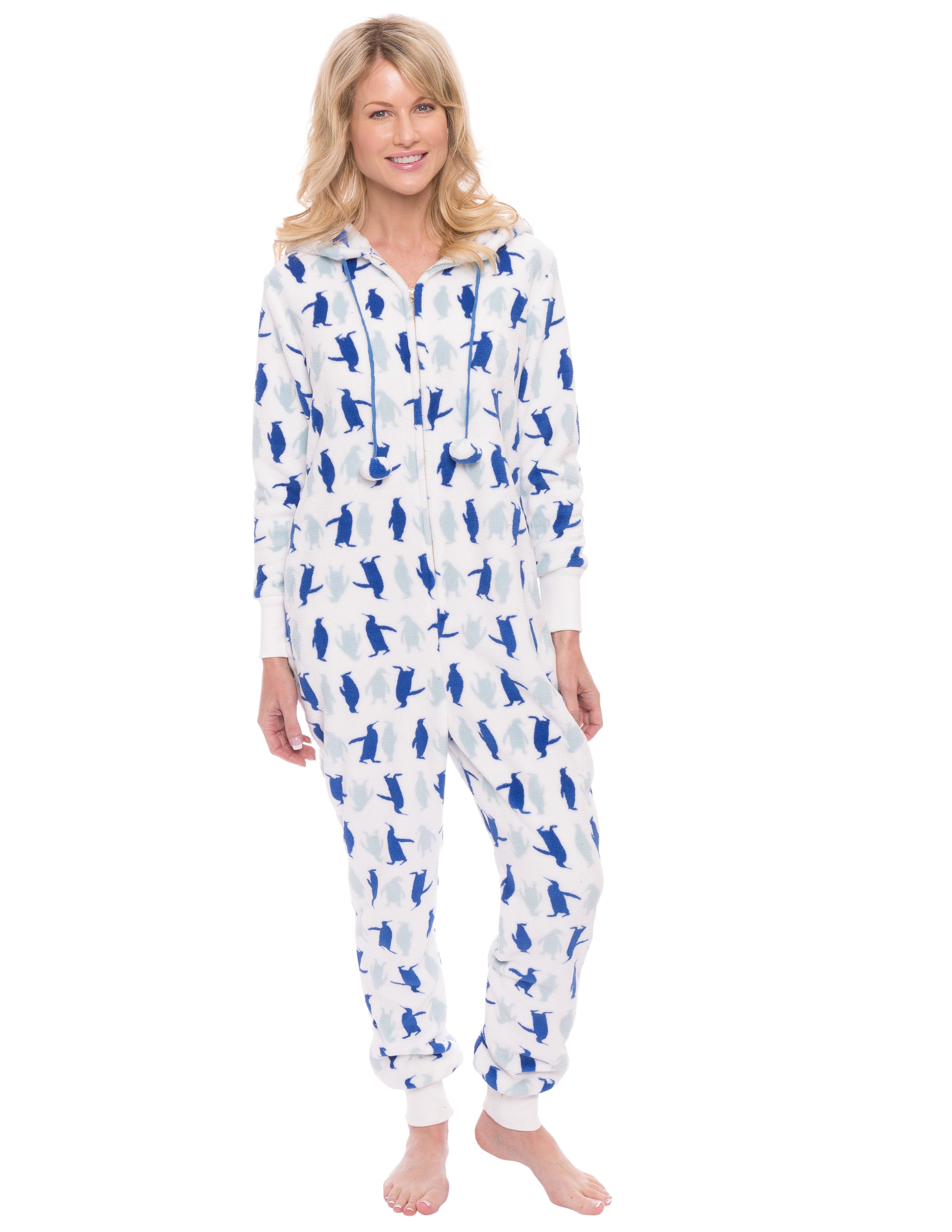 Penguin Mania - White/Blue
