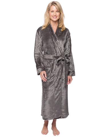 Women's Premium Coral Fleece Plush Spa/Bath Robe