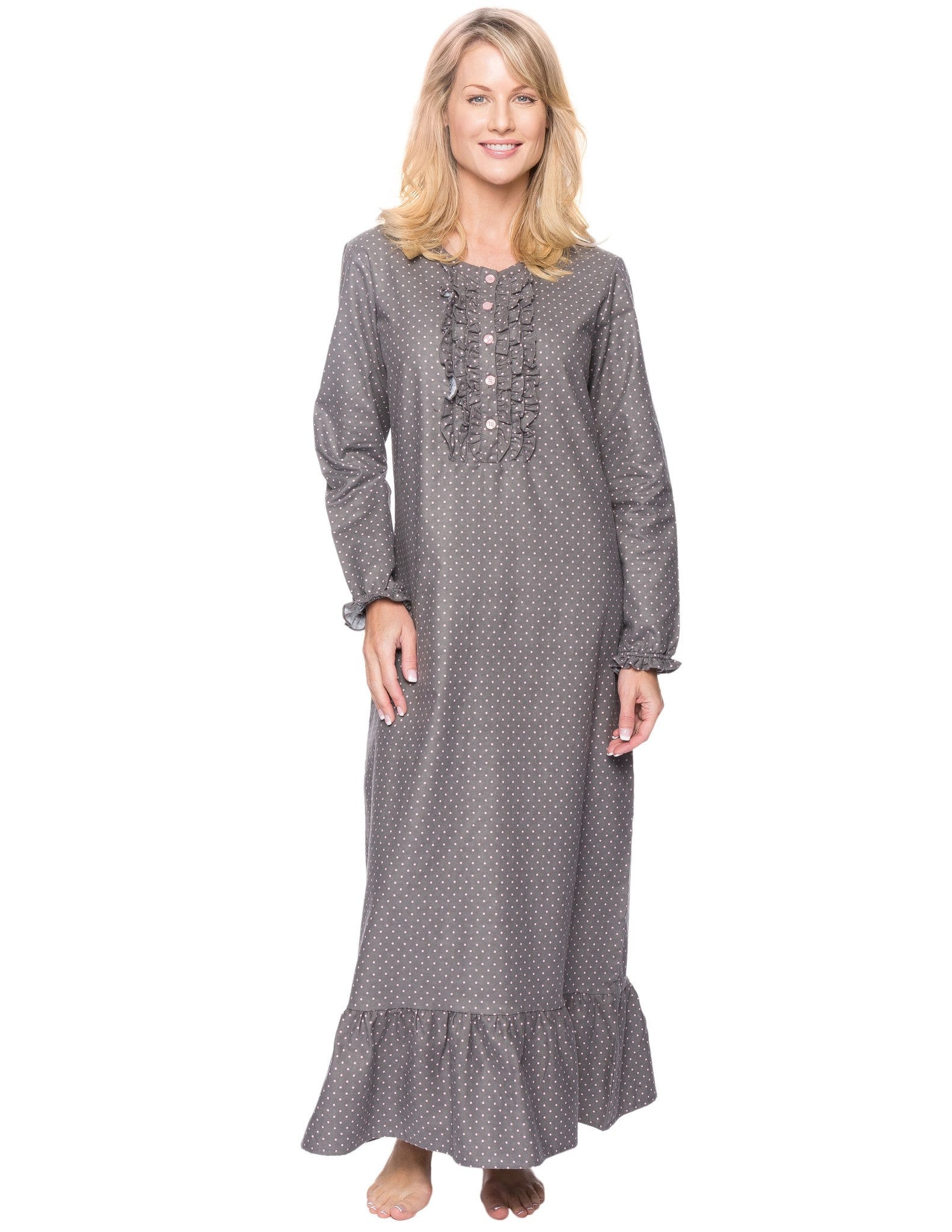 Women's Premium Flannel Long Gown