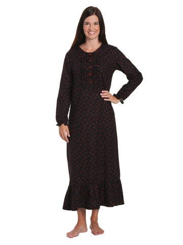 Women's Premium Flannel Long Gown