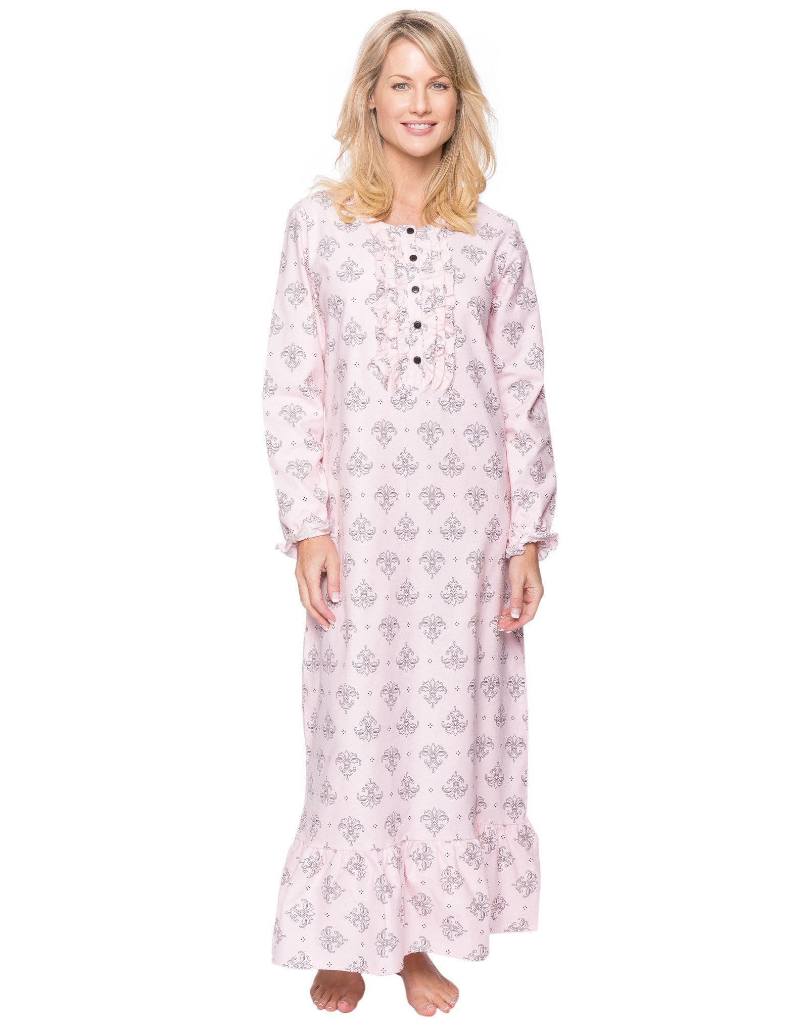 Women's Premium Flannel Long Gown