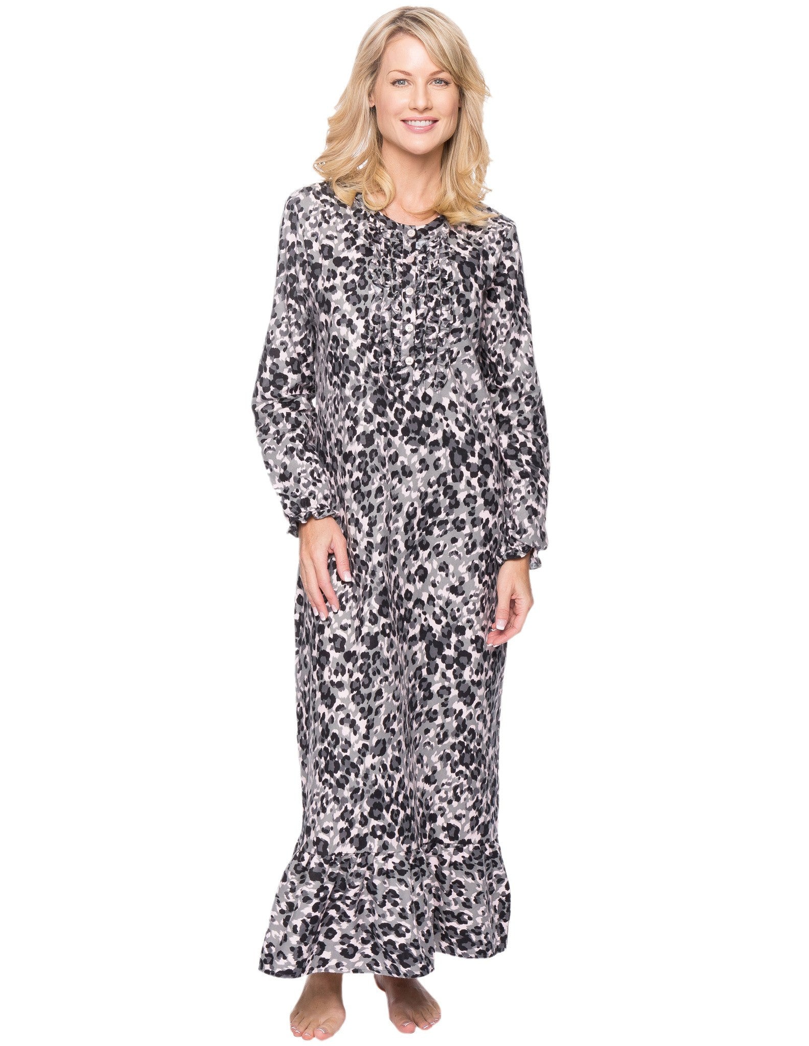 Women's Premium Flannel Long Gown