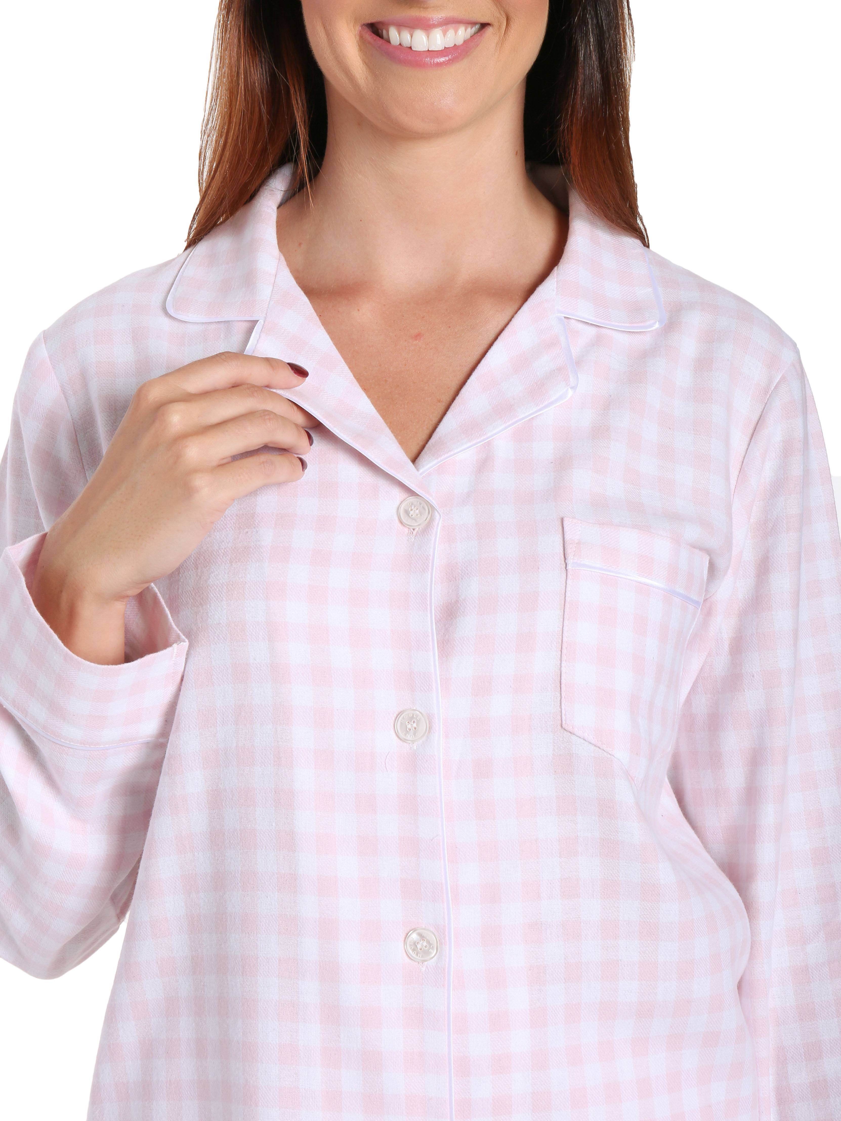 Gingham Pink-White