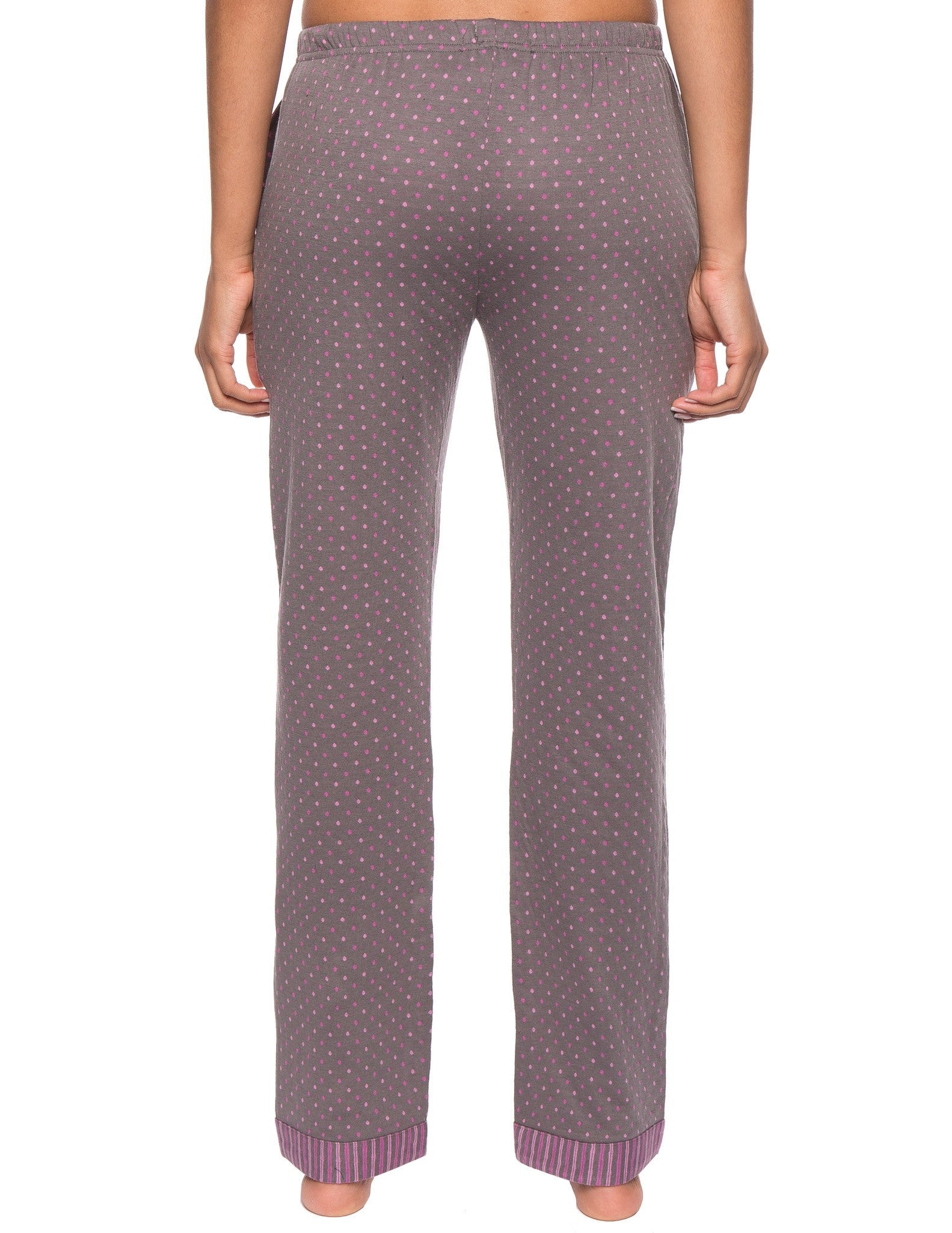 Polka Dots Charcoal/Pink