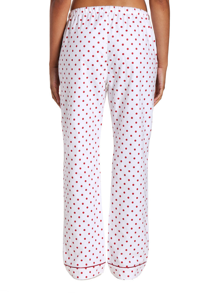 Dots Diva White-Red