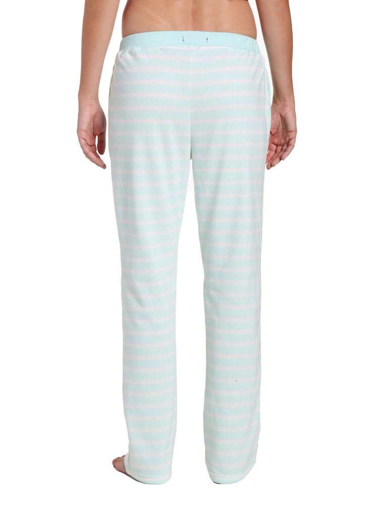 Stripes Aqua White
