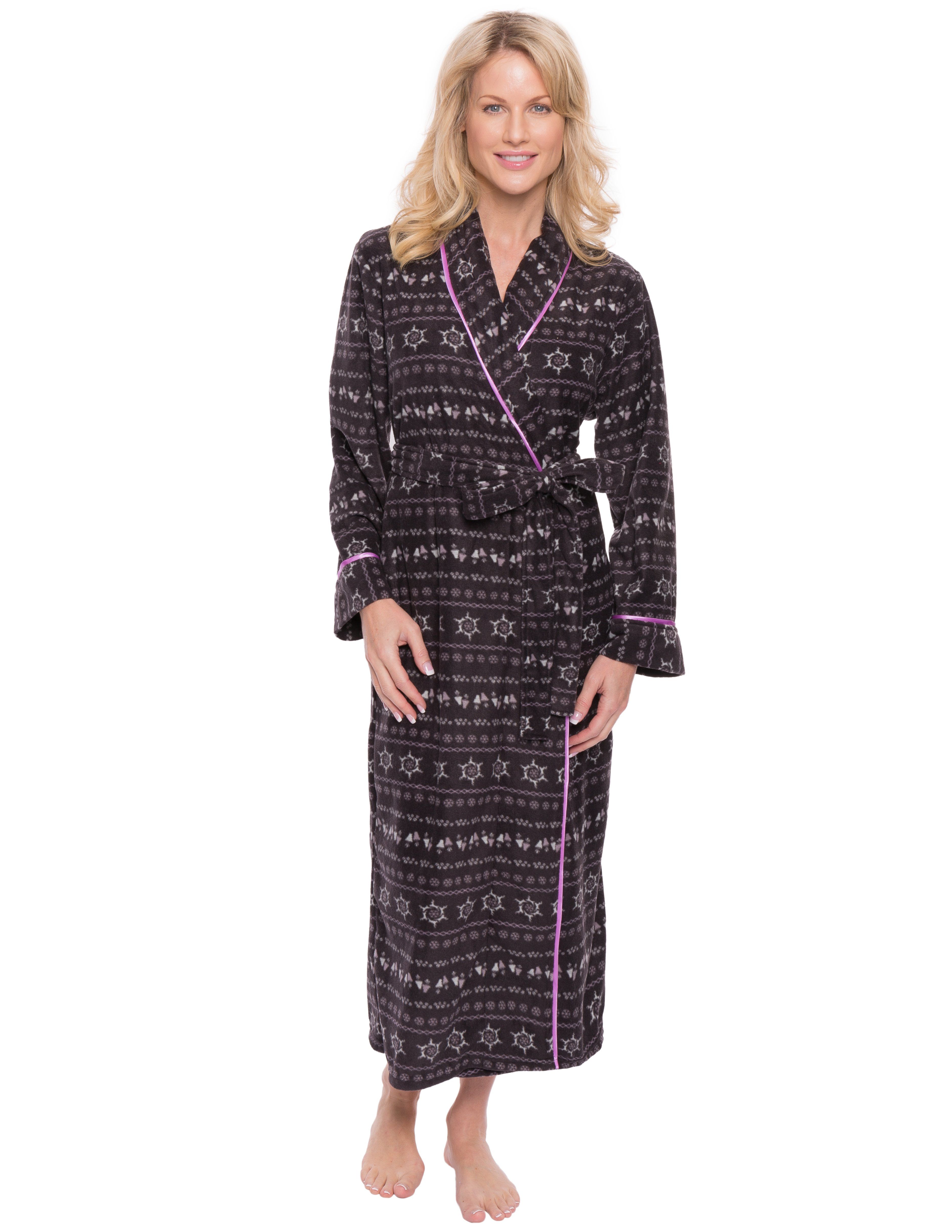 Womens Microfleece Robe