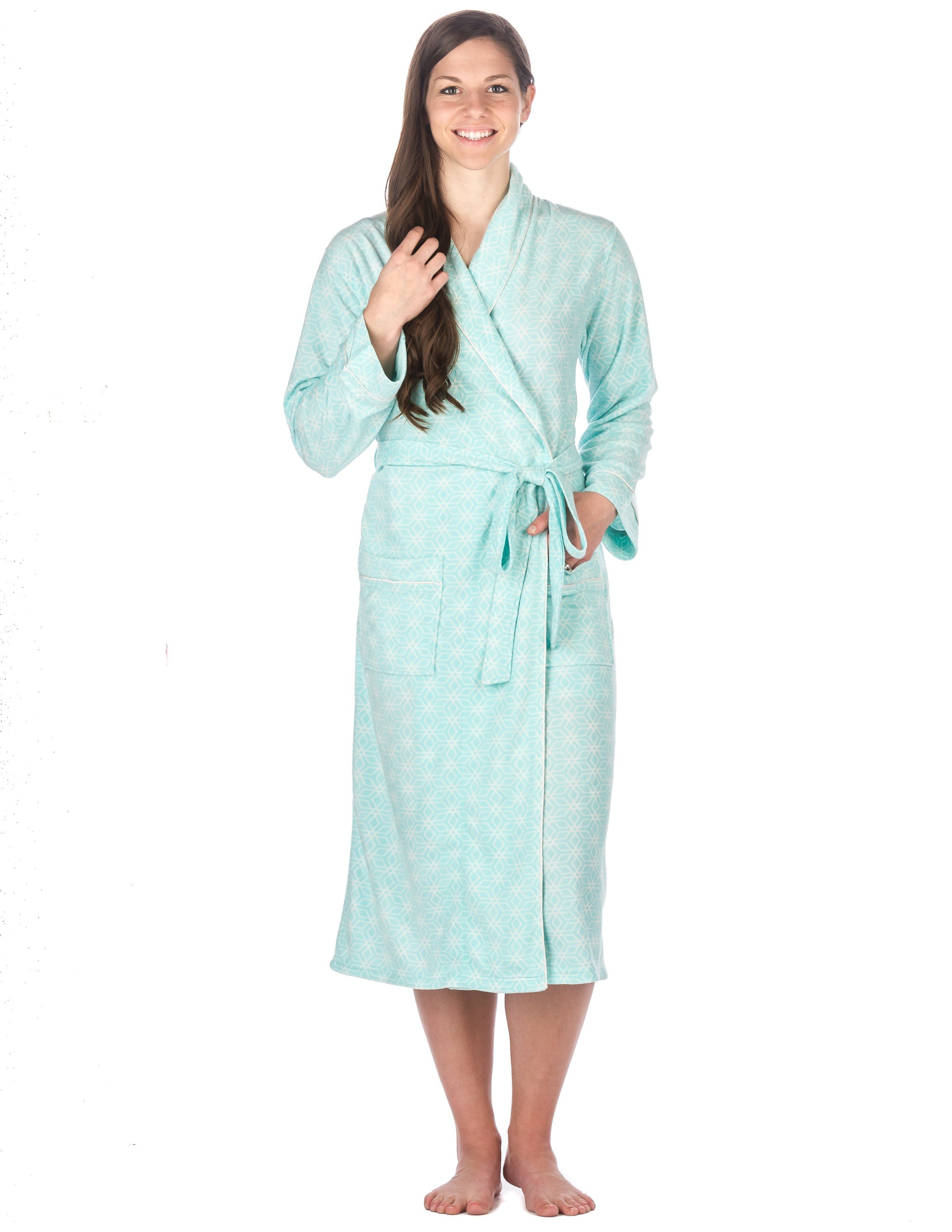 Womens Microfleece Robe