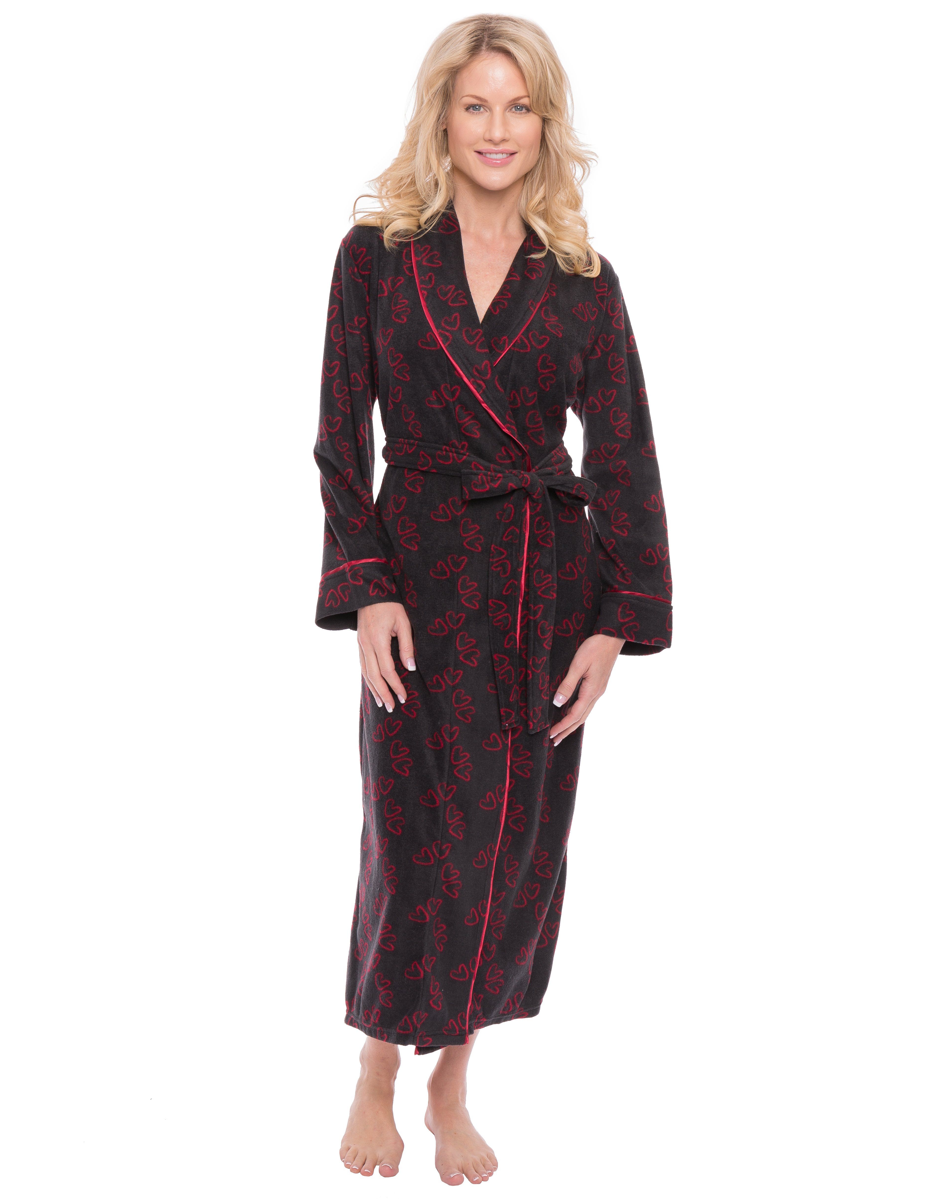 Womens Microfleece Robe