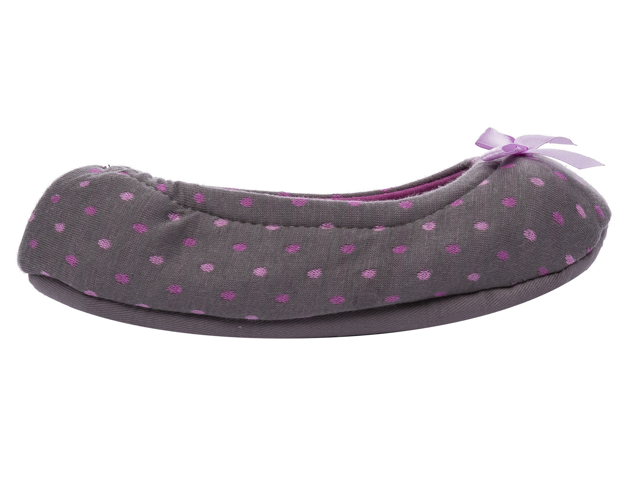 Polka Dots Charcoal/Pink