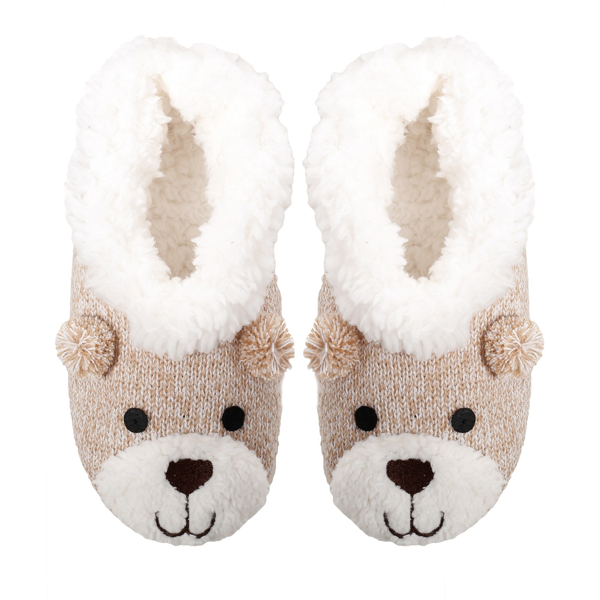 Women's Beary Cute Ballet Slipper with Shearling Lining